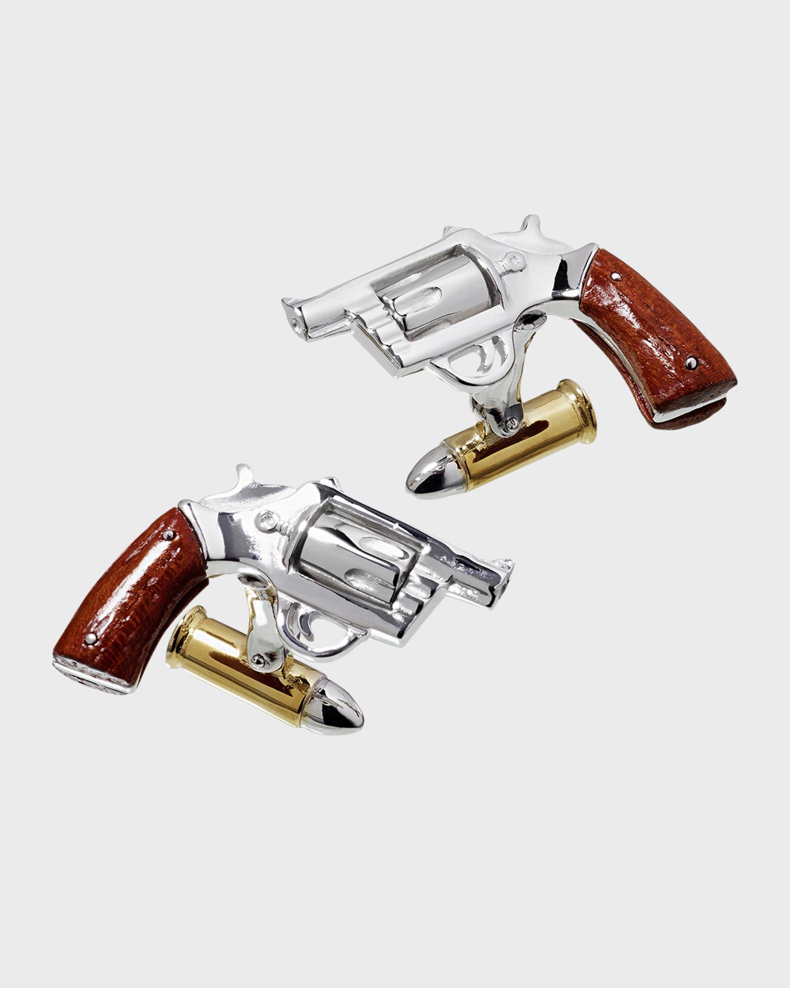 Jan Leslie Men's Gun and Bullet Cufflinks | Neiman Marcus