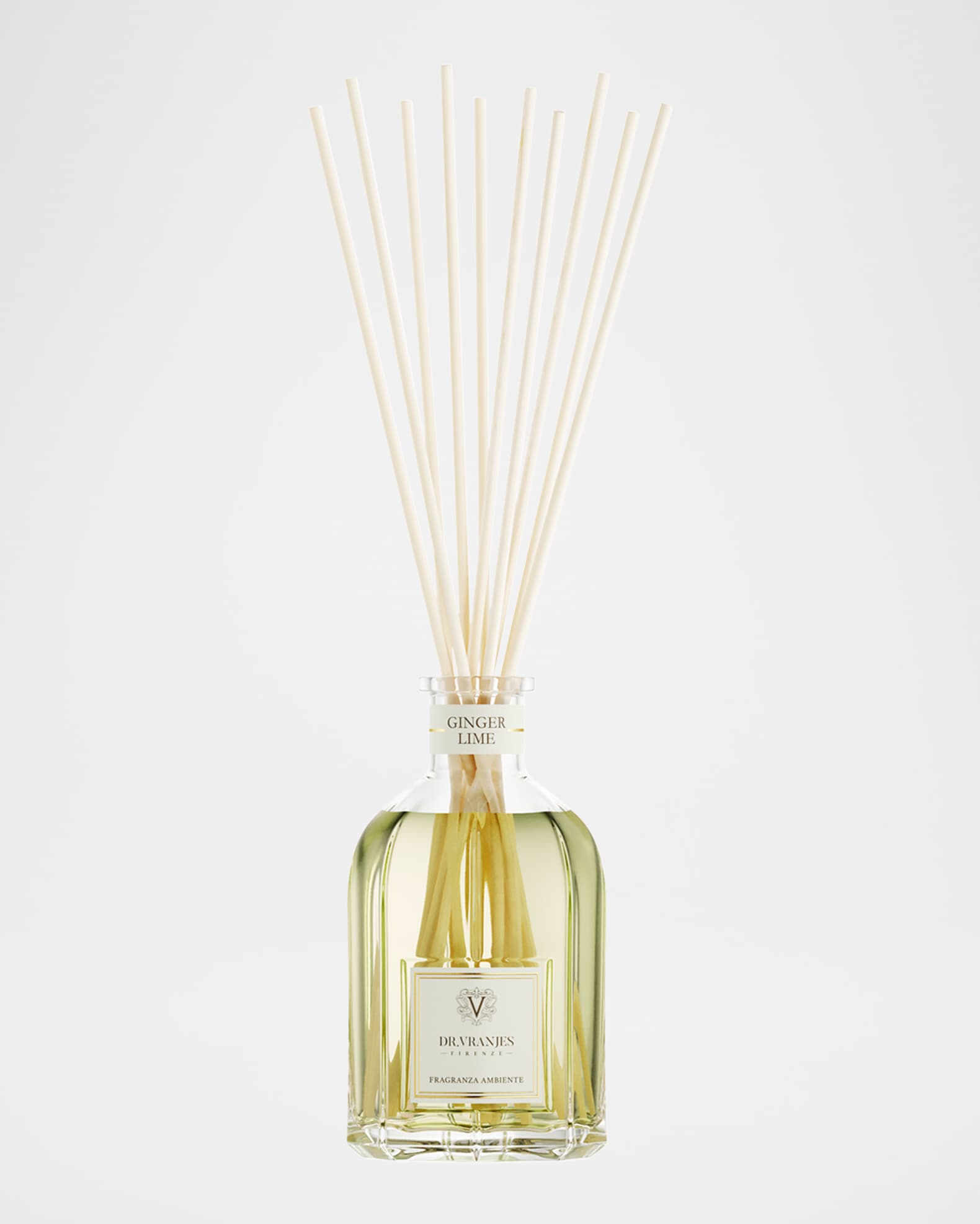 Dr. Vranjes Firenze Ginger Lime Glass Bottle Home Fragrance, 8.5