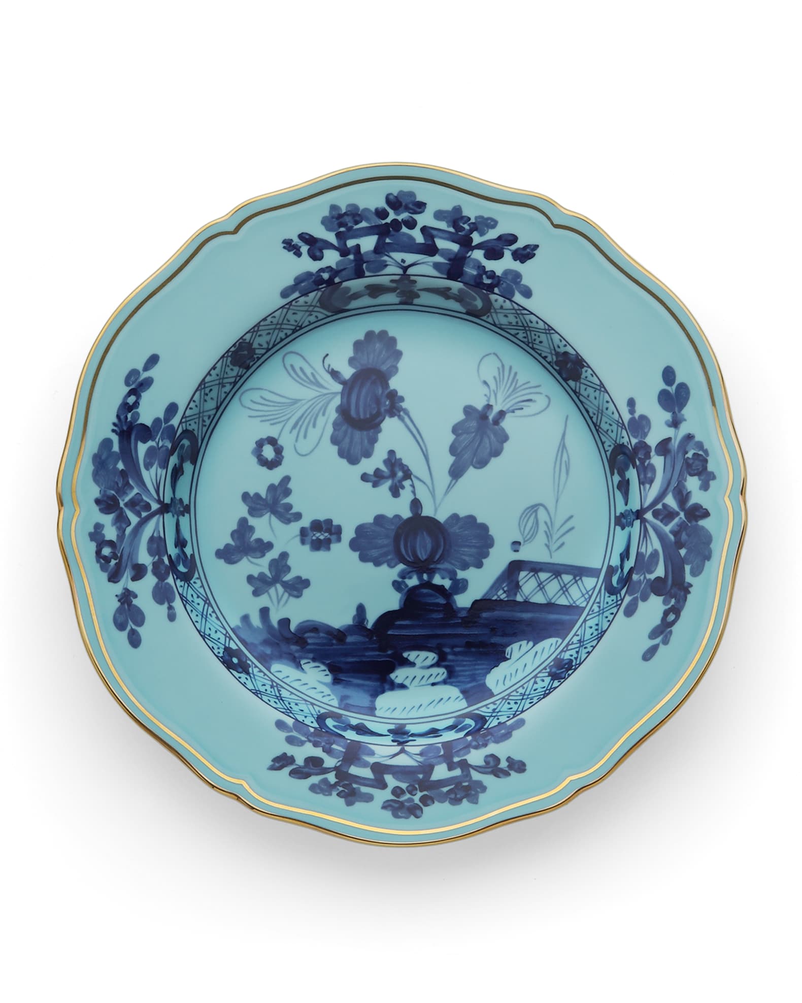 Oriente Italiano Dinner Plate, Iris