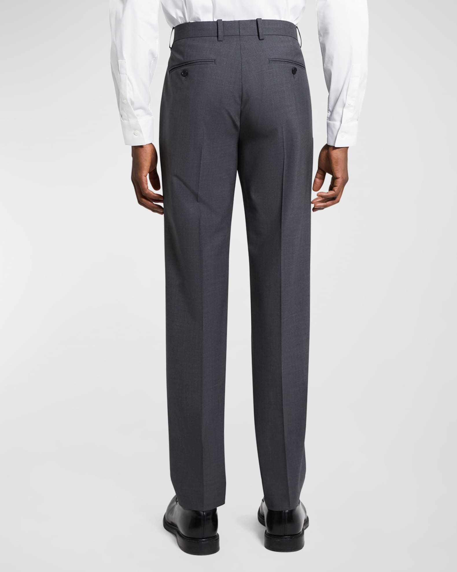 Theory Men's Mayer Pants in Stretch Wool | Neiman Marcus