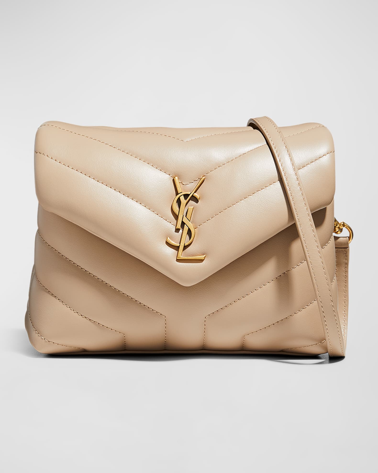 Loulou Toy YSL Crossbody Bag in Quilted Leather 0