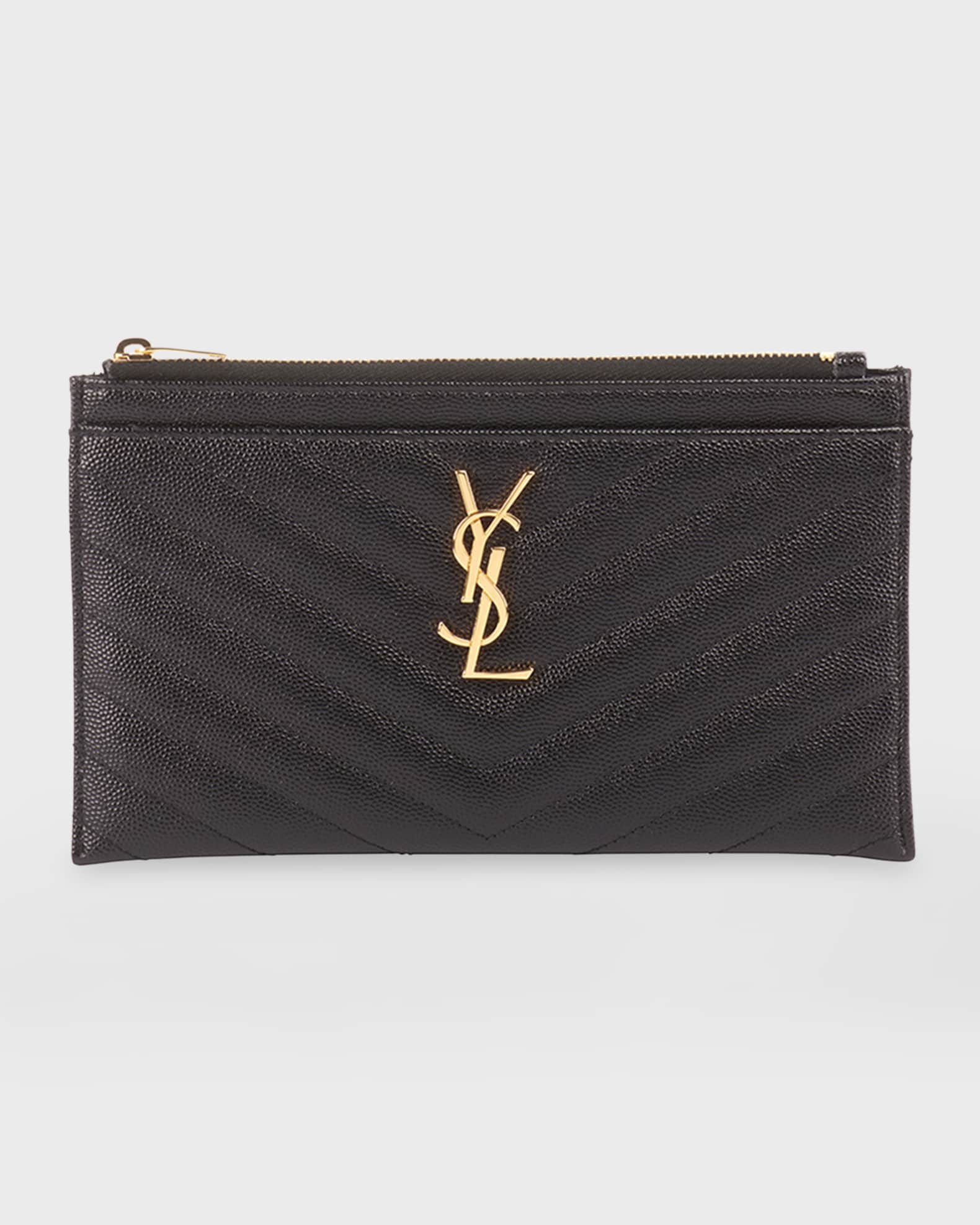 YSL Monogram Bill Pouch (Wallet Chain)