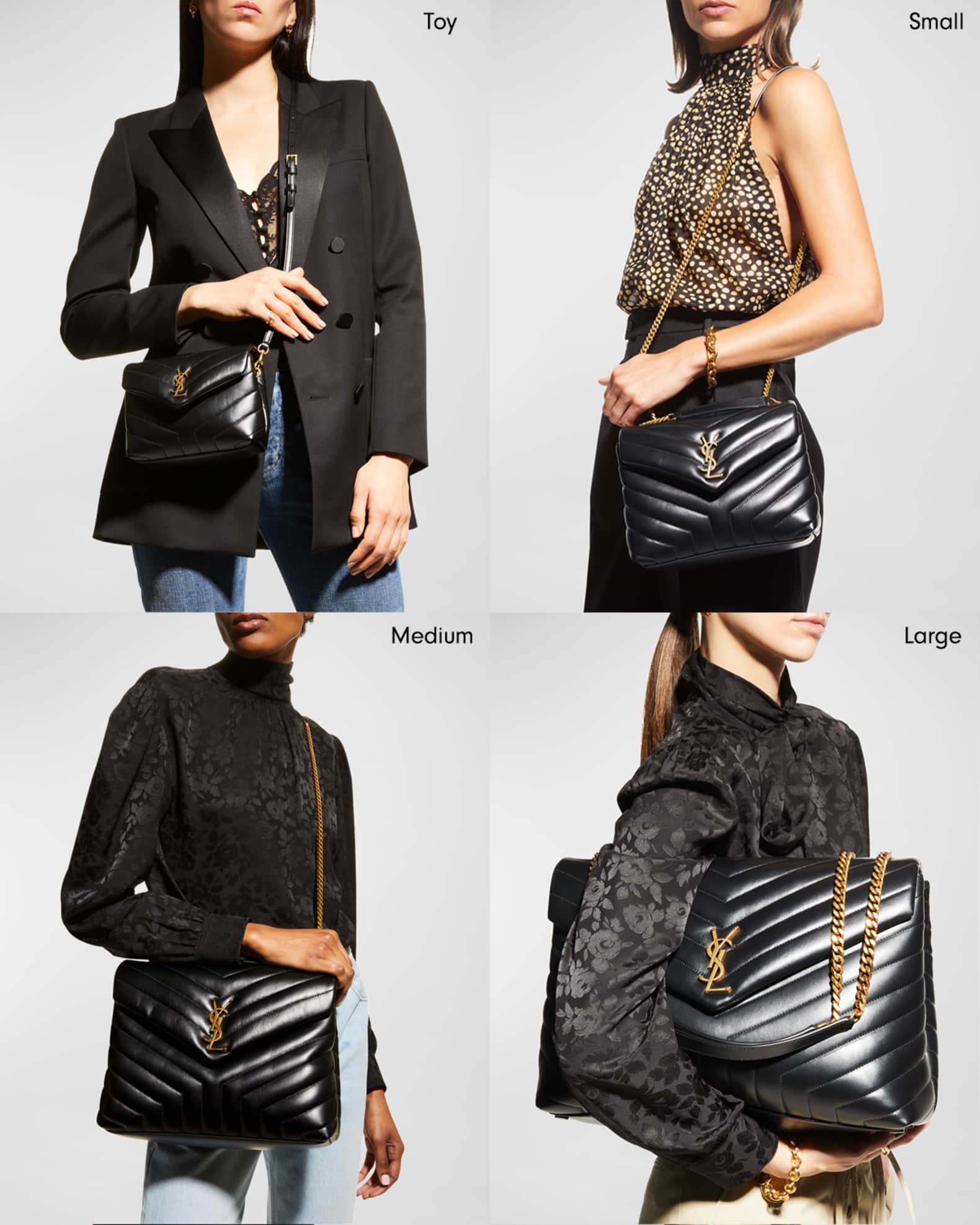 Saint Laurent Loulou Small YSL Shoulder Bag in Quilted Leather Neiman Marcus