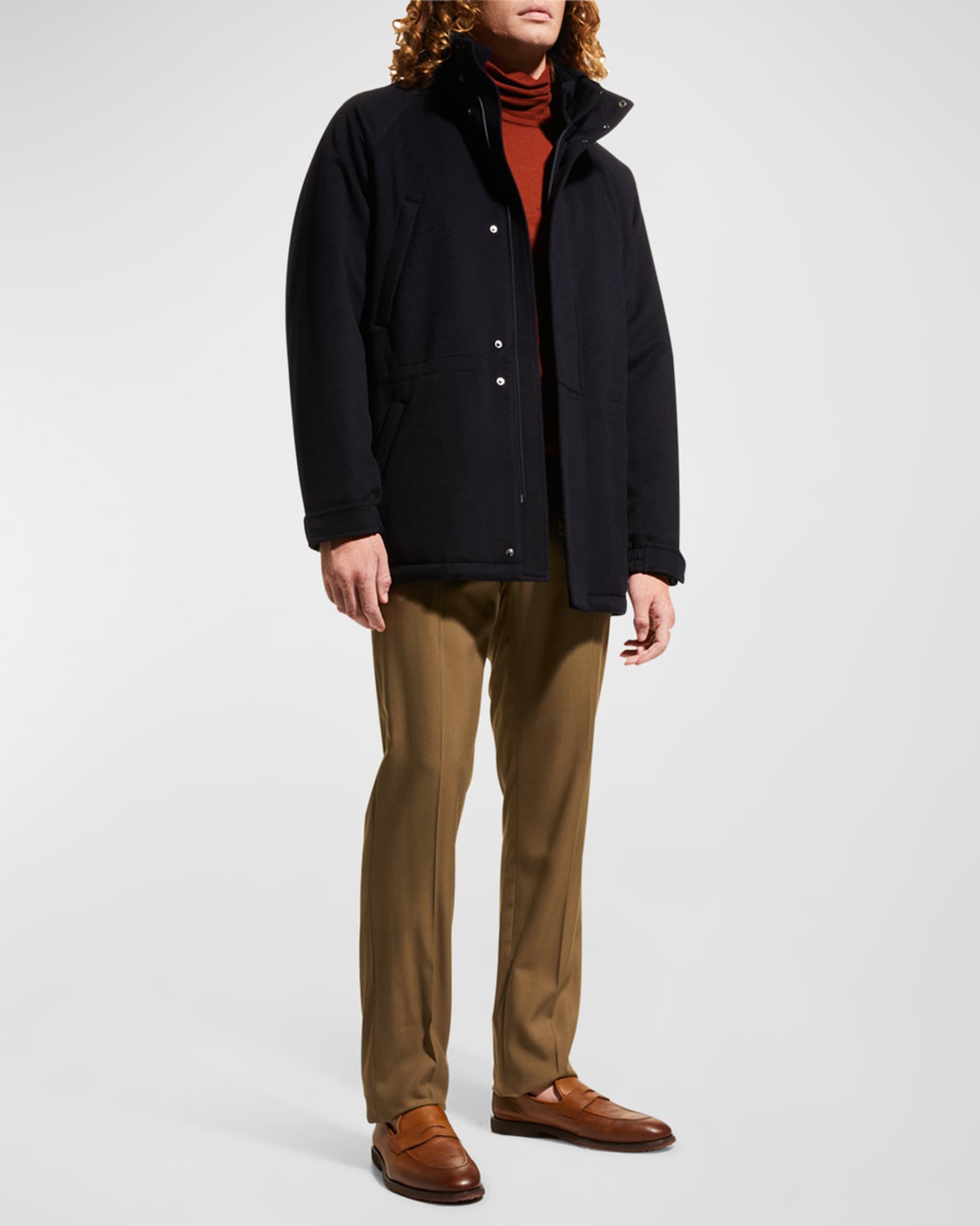 Men's Icer Cashmere Coat 1