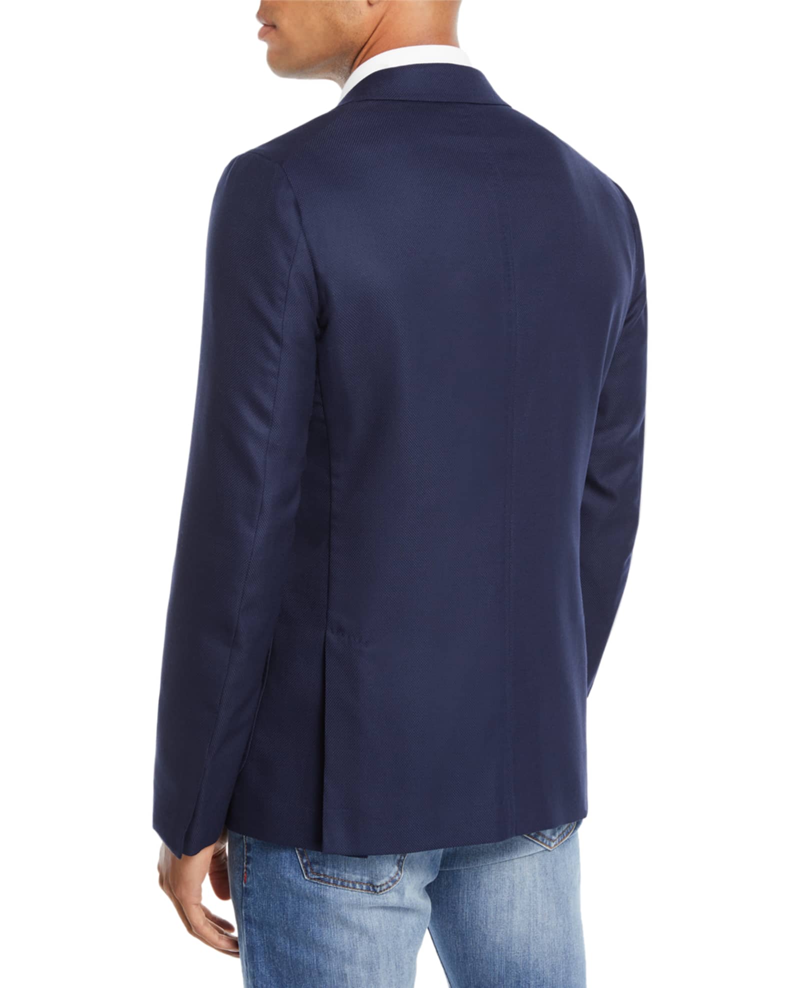 【超特価sale開催】  Men's Isaia Cortina Marcus Neiman | Blazer Wool ジャケット・アウター