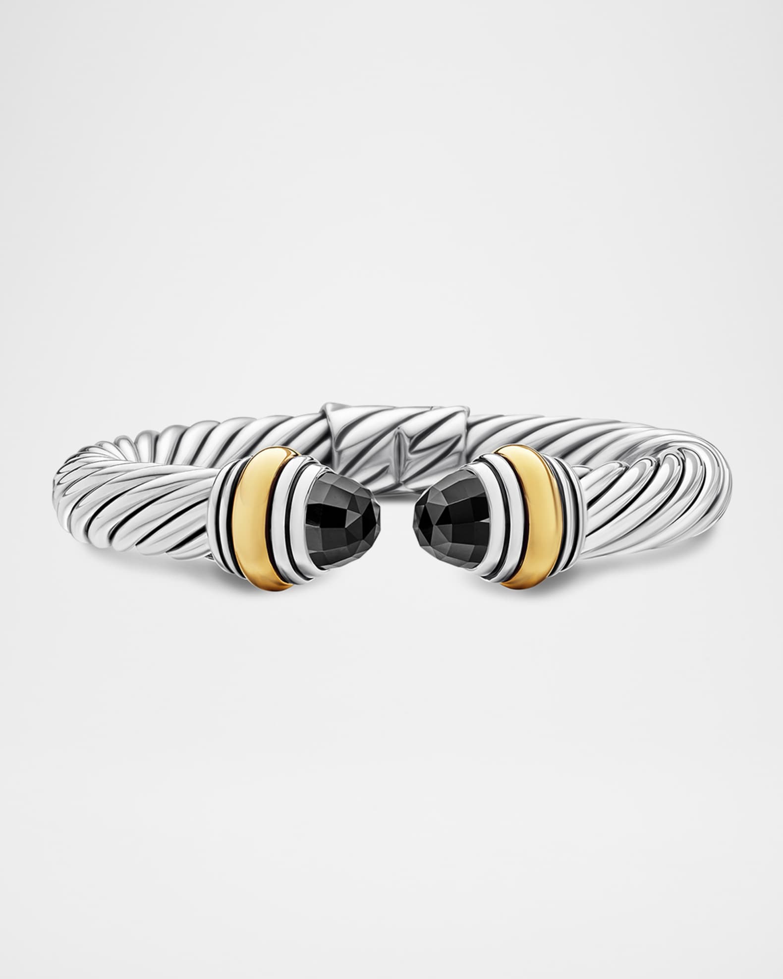 Cable Bracelet in Silver with 14K Gold Neiman Marcus