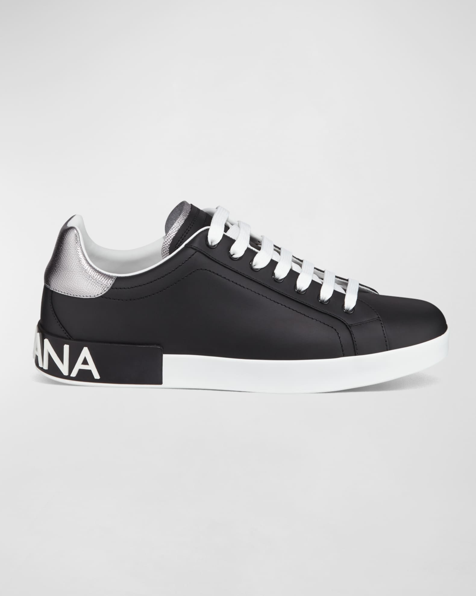 Men's black dolce and gabbana trainers best sale