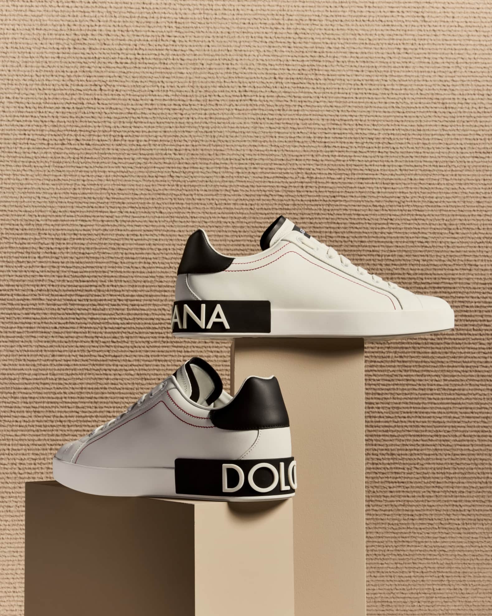 Men s Portofino Two Tone Leather Sneakers