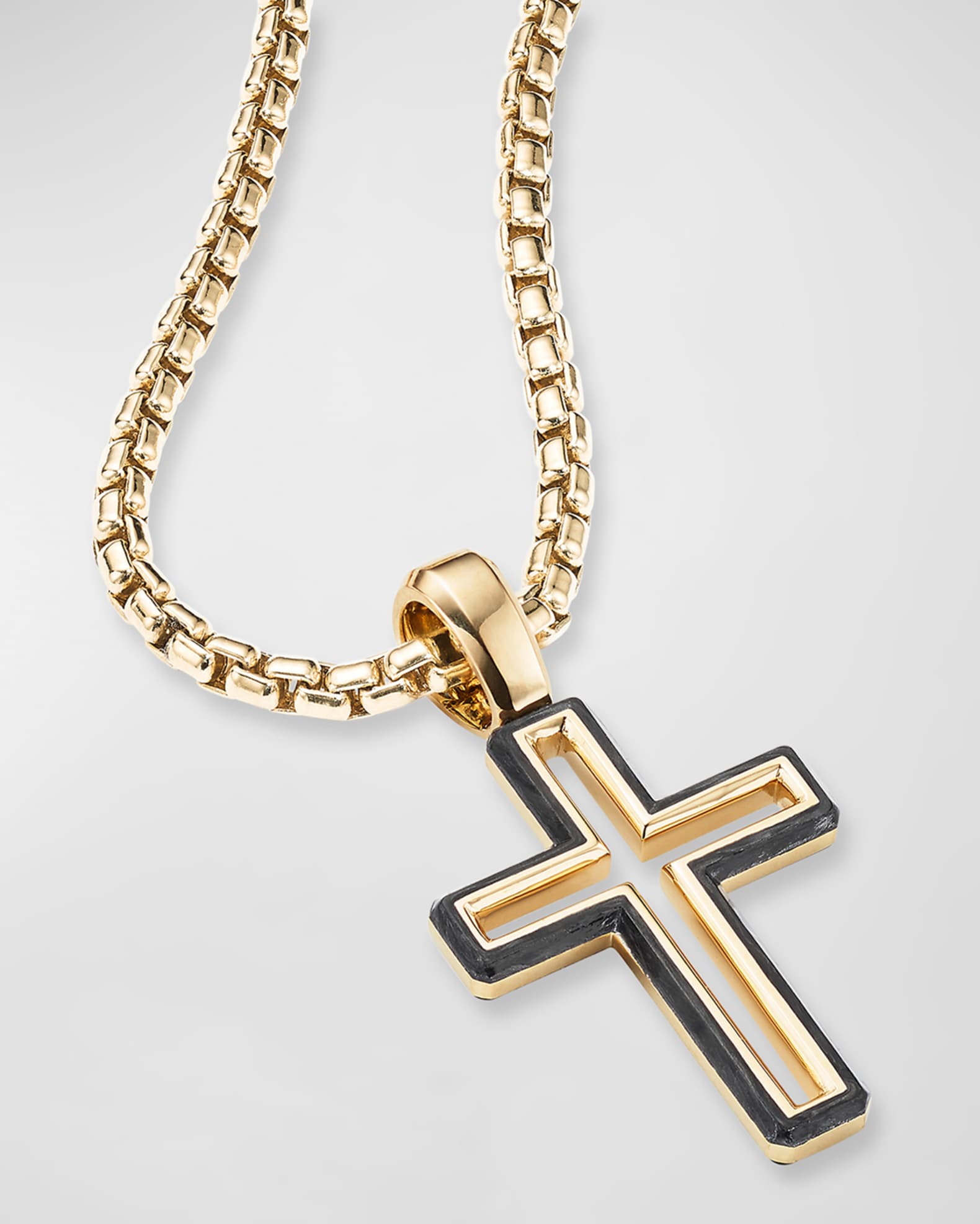 David yurman forged carbon cross sale