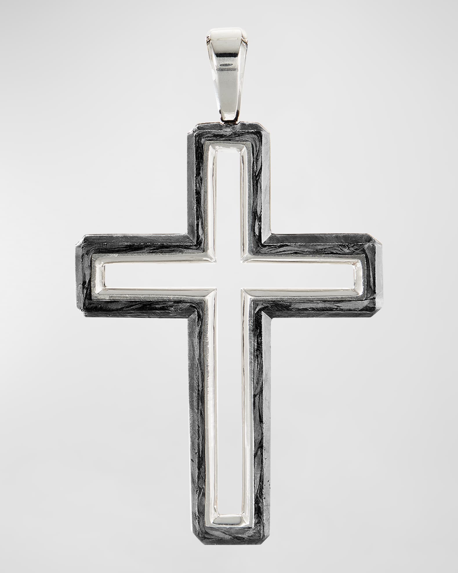 David yurman forged carbon cross top