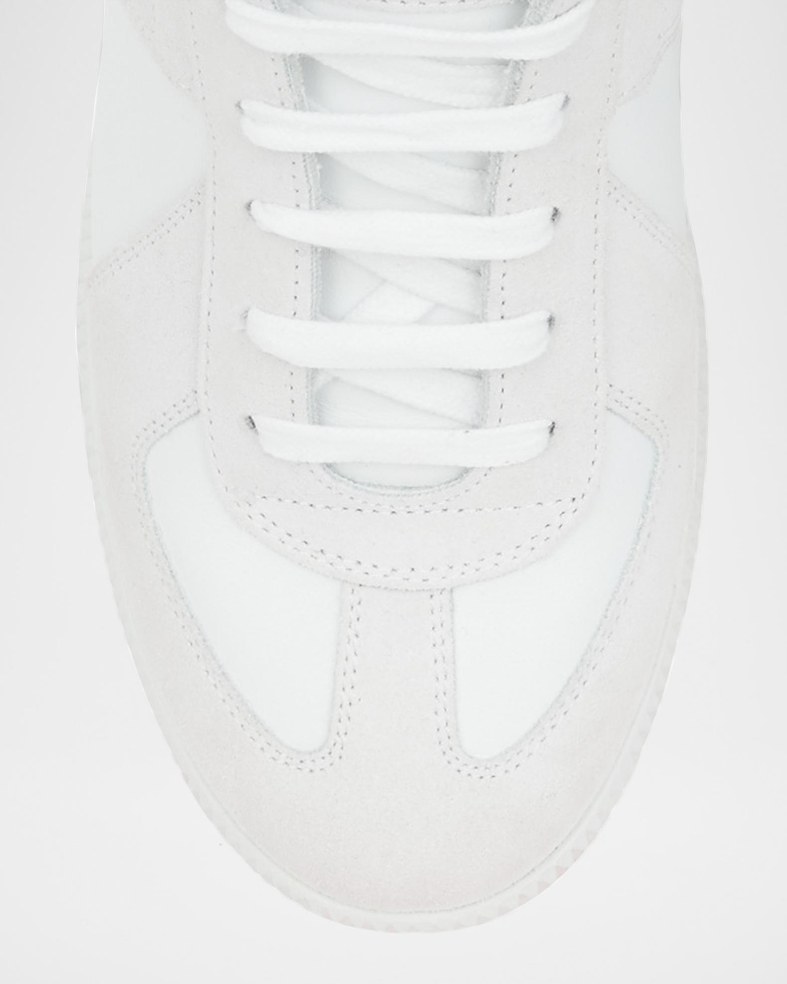 Maison Margiela Men's Replica Leather Suede Low-Top Sneakers