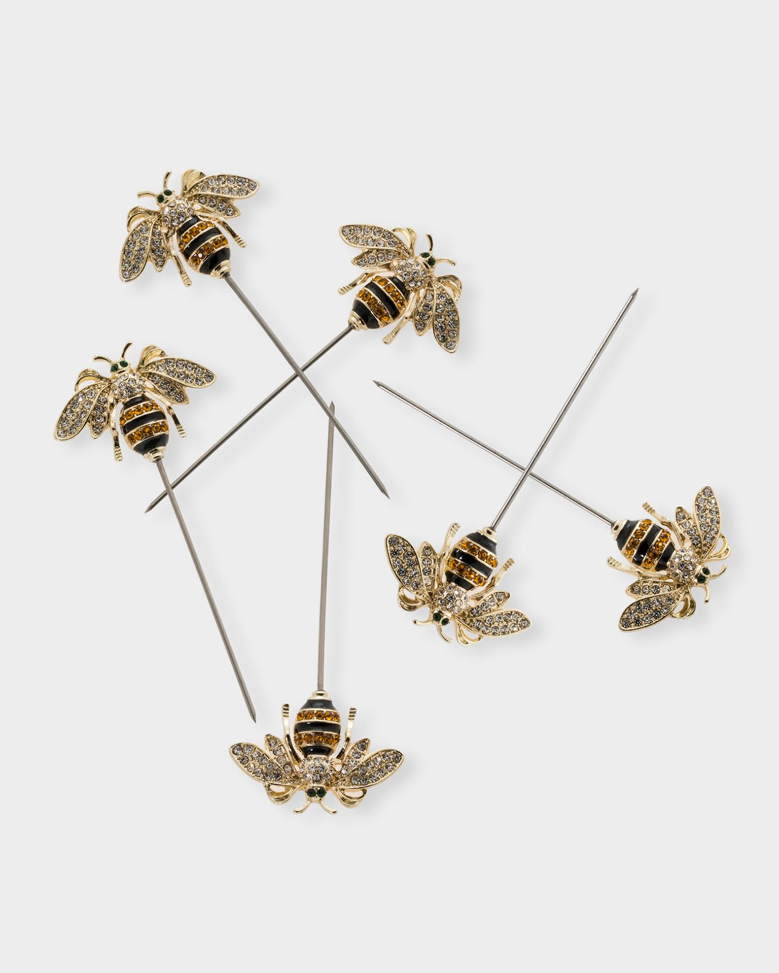 Joanna Buchanan Bee Cocktail Picks, Set of 6 | Neiman Marcus