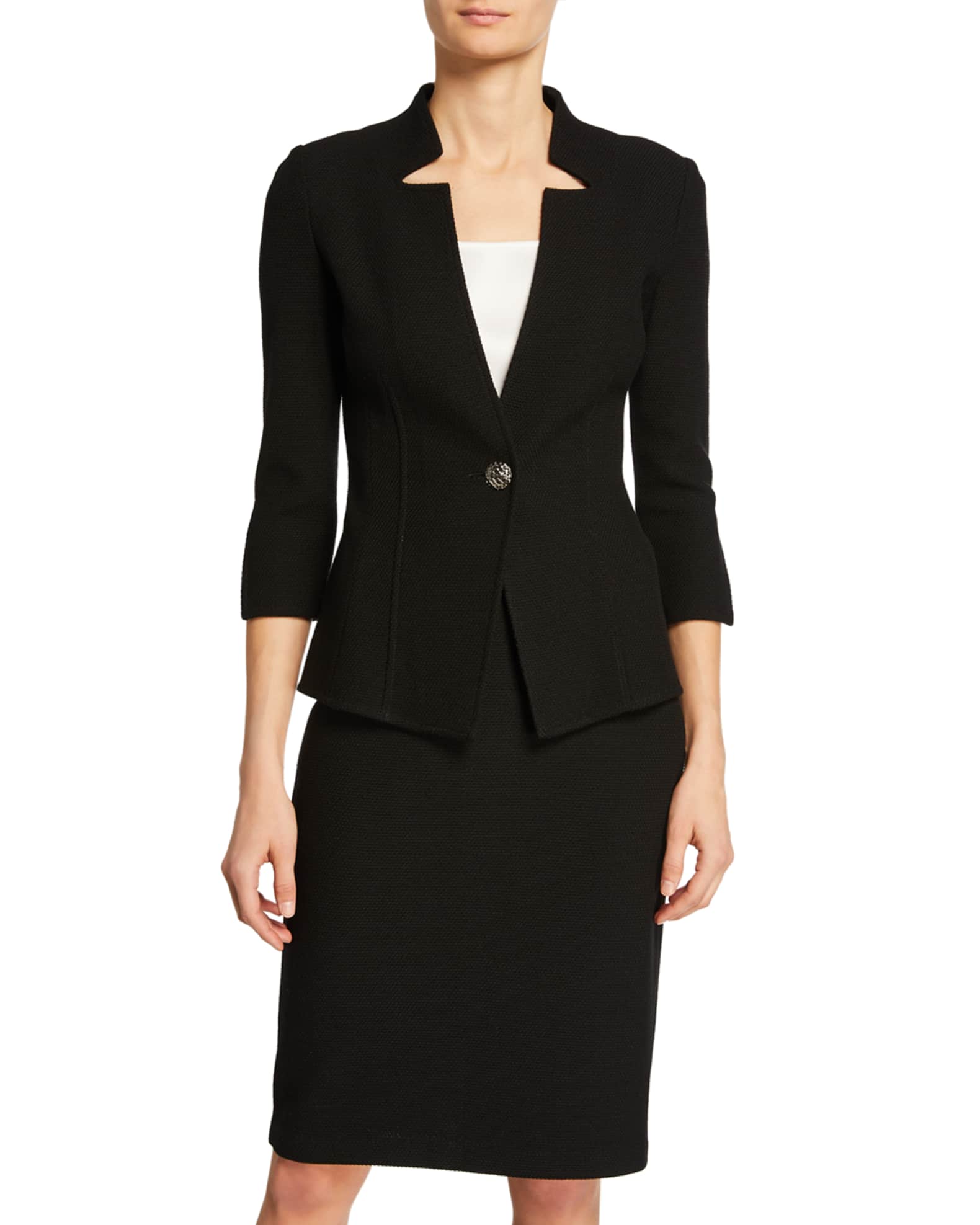 Milano Knit 3/4-Sleeve Jacket and Matching Items | Neiman Marcus