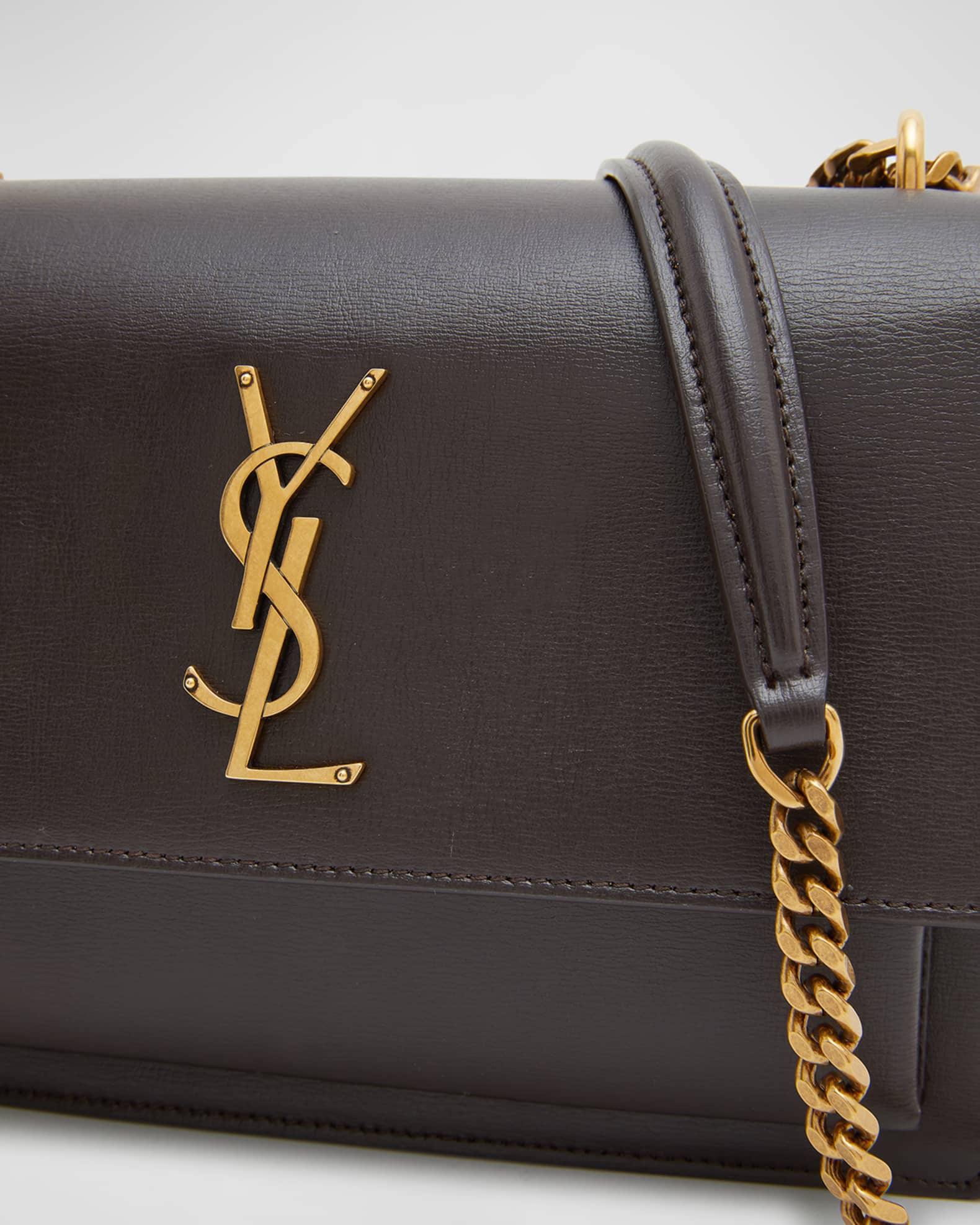 Sunset Medium YSL Crossbody Bag in Smooth Leather