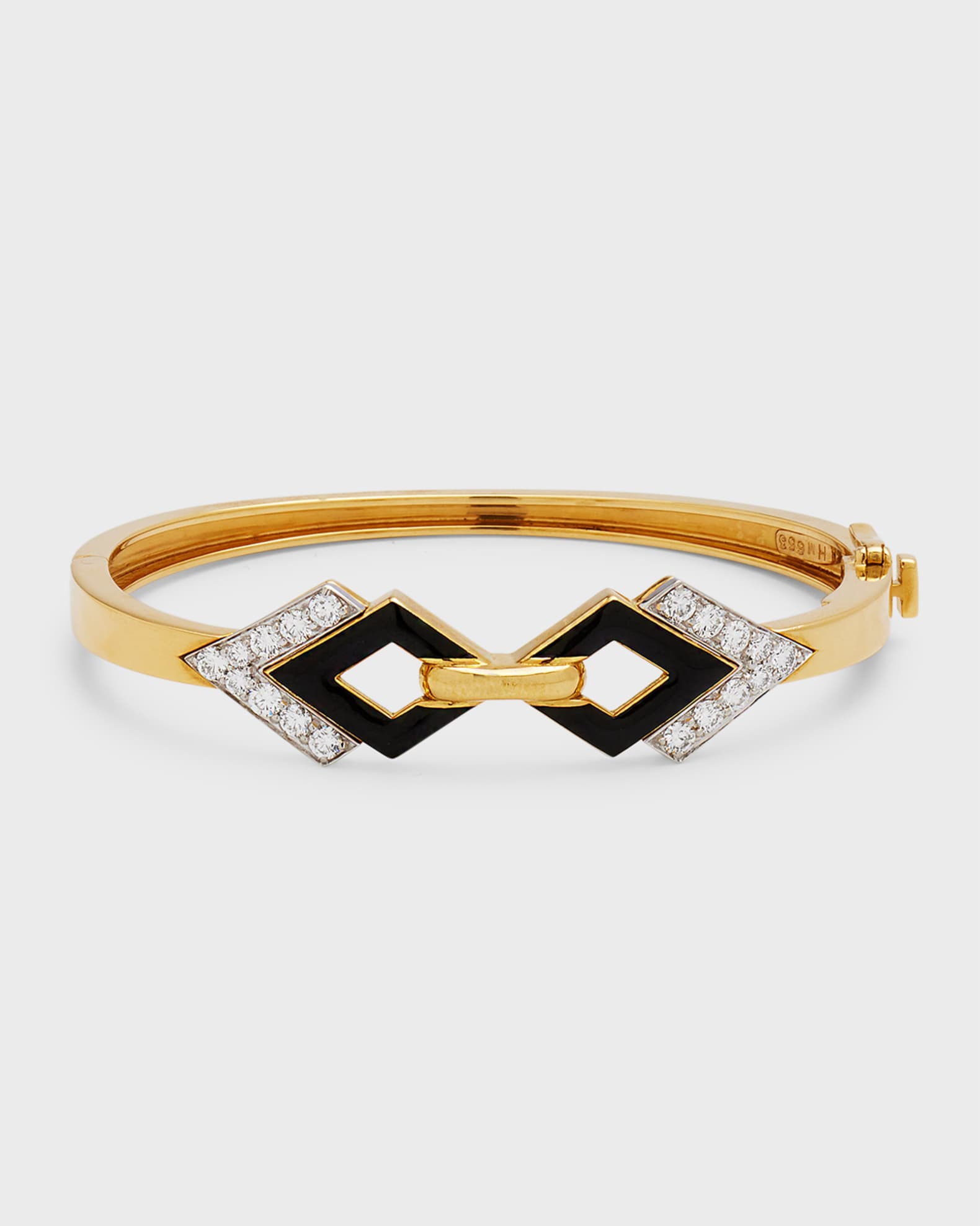 Double Diamond Enamel Bracelet 0