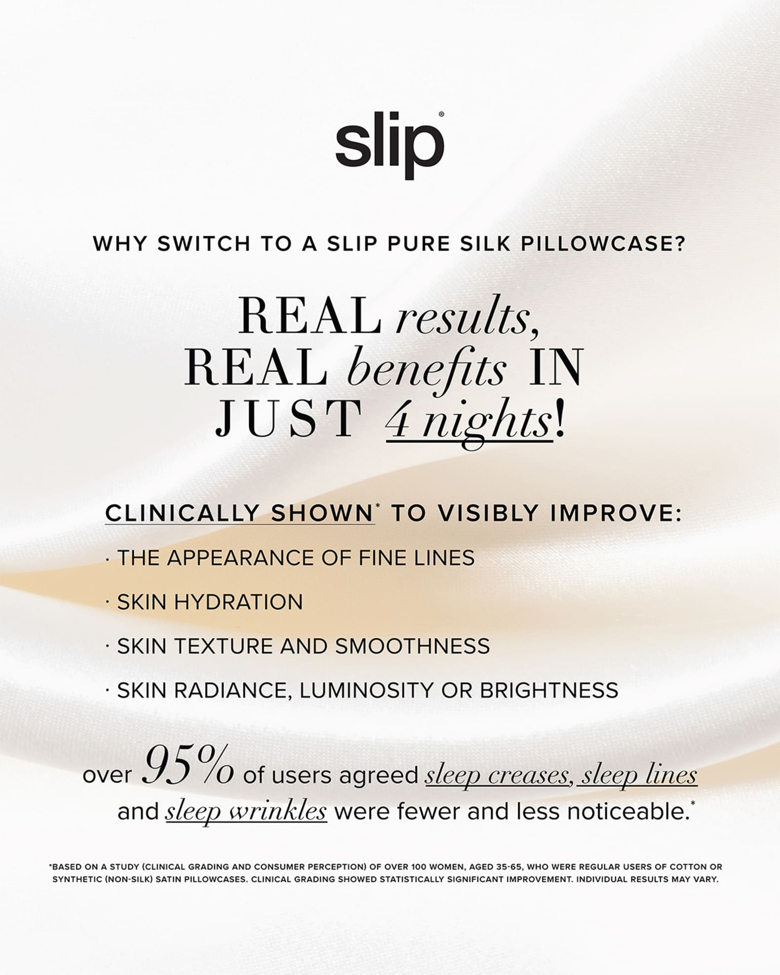 Pure Silk Pillowcase, King 1