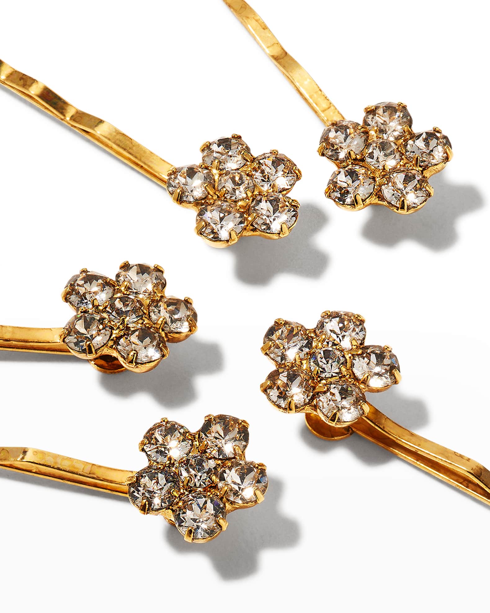 ヘアアクセサリー JENNIFER BEHR Violet Bobby Pins Set Of 5 Violet Bobby Pin Set -- Crystal – Jennifer Behr LLC