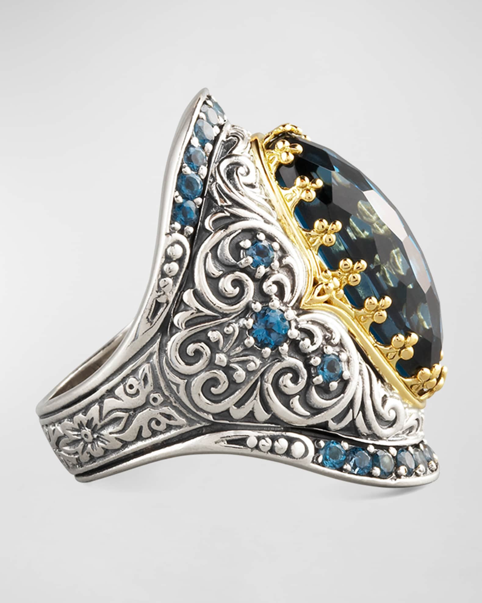 London Blue Topaz Ring 1