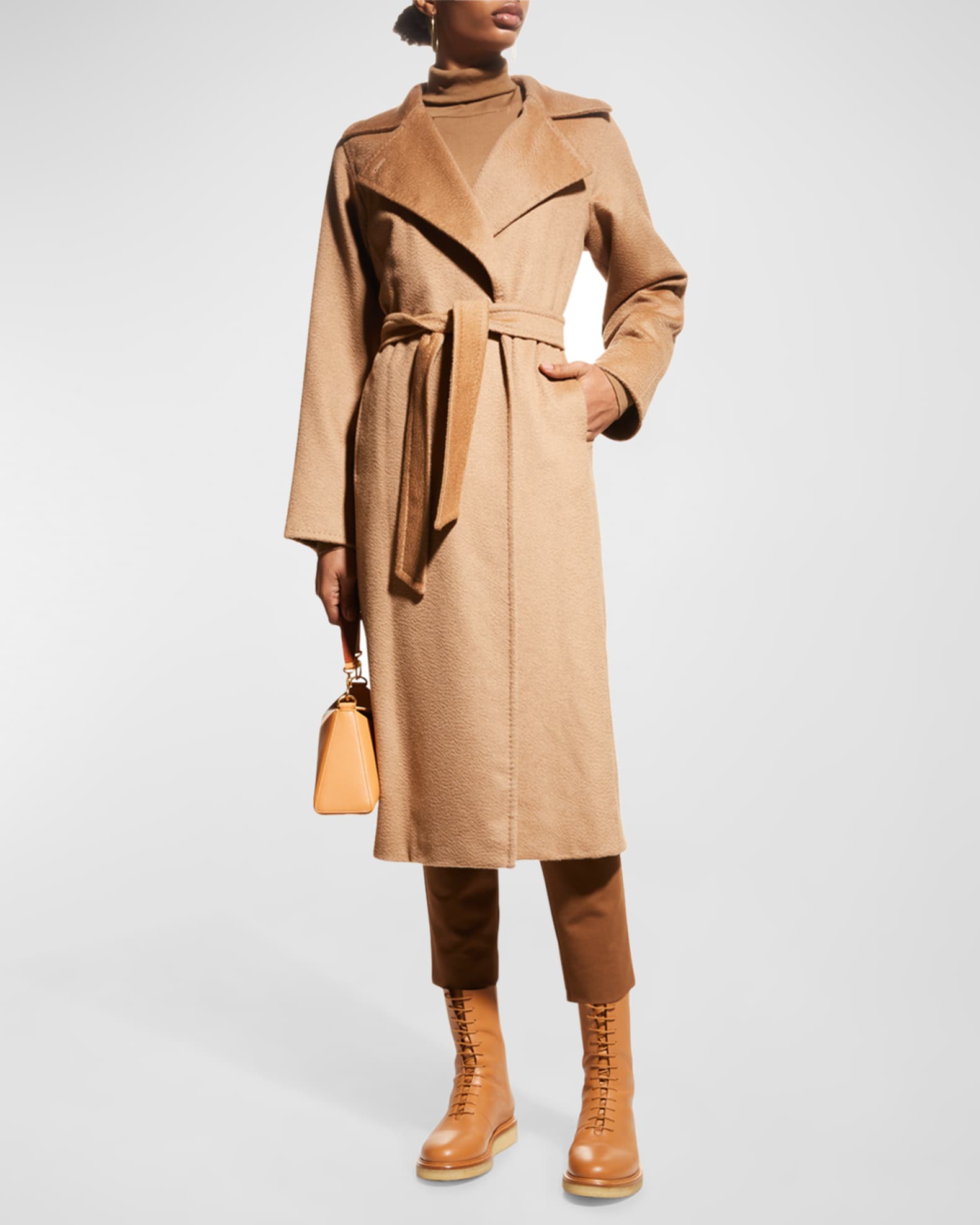 Ladies camel hair coat discount