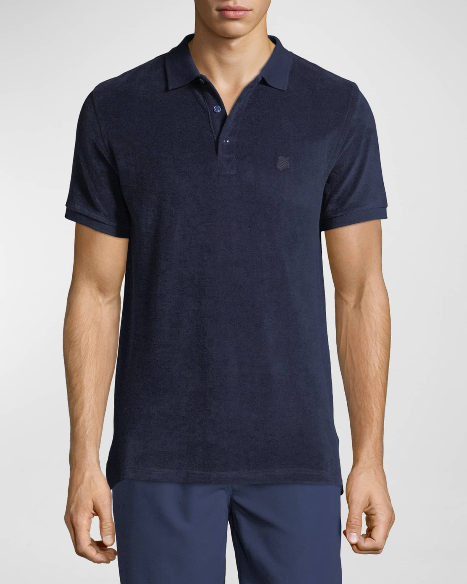 Vilebrequin Men's Terry Knit Polo Shirt