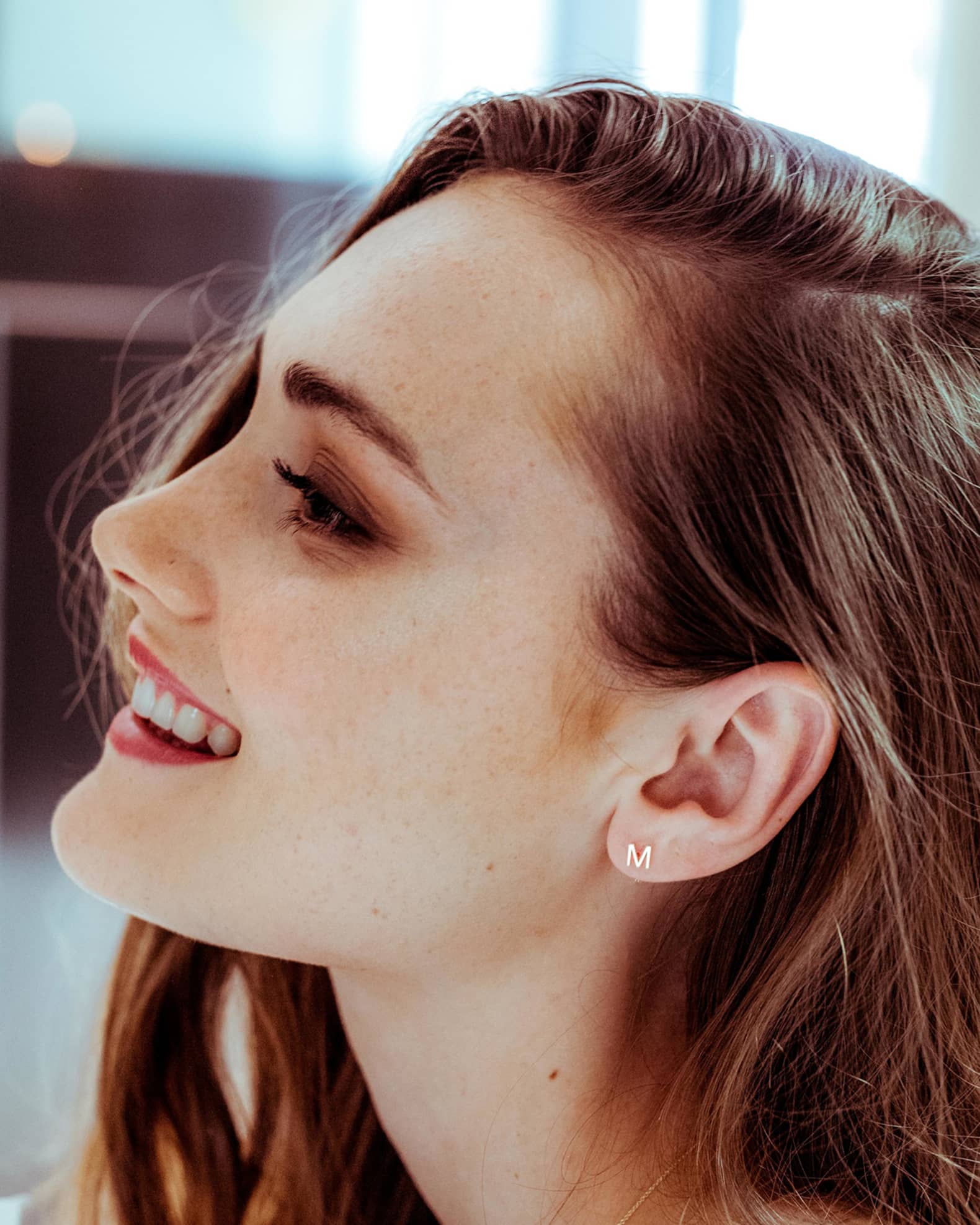 Maya brenner initial earrings discount