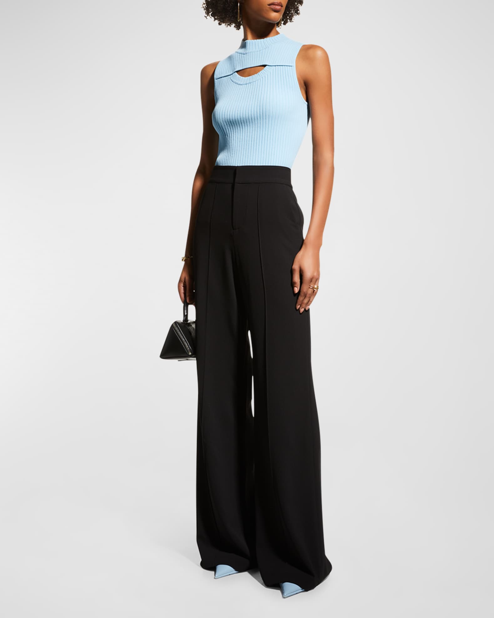 Dylan High-Waist Wide-Leg Pants 1