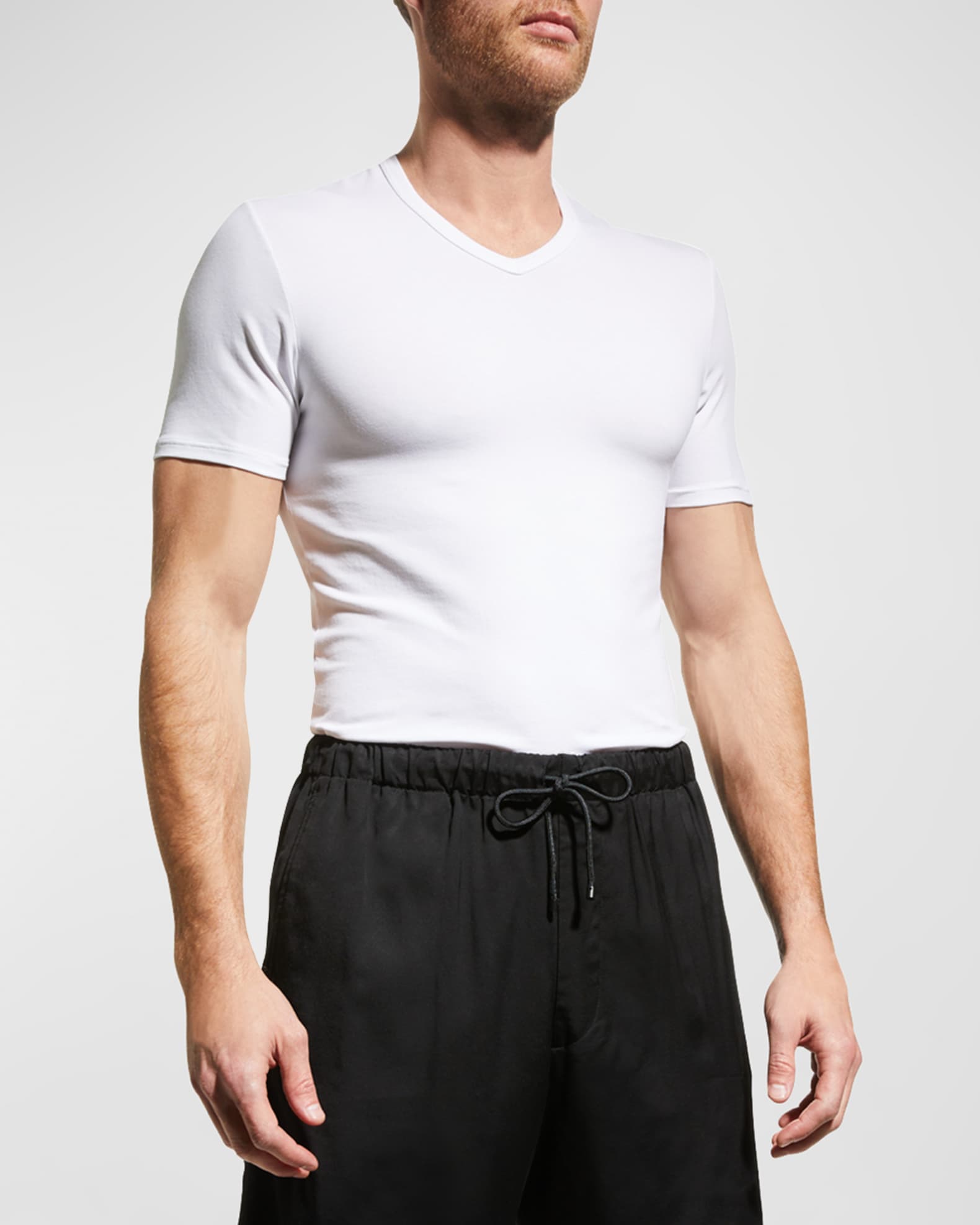 Neiman Marcus Men's 3-Pack Cotton Stretch T-Shirts | Neiman Marcus