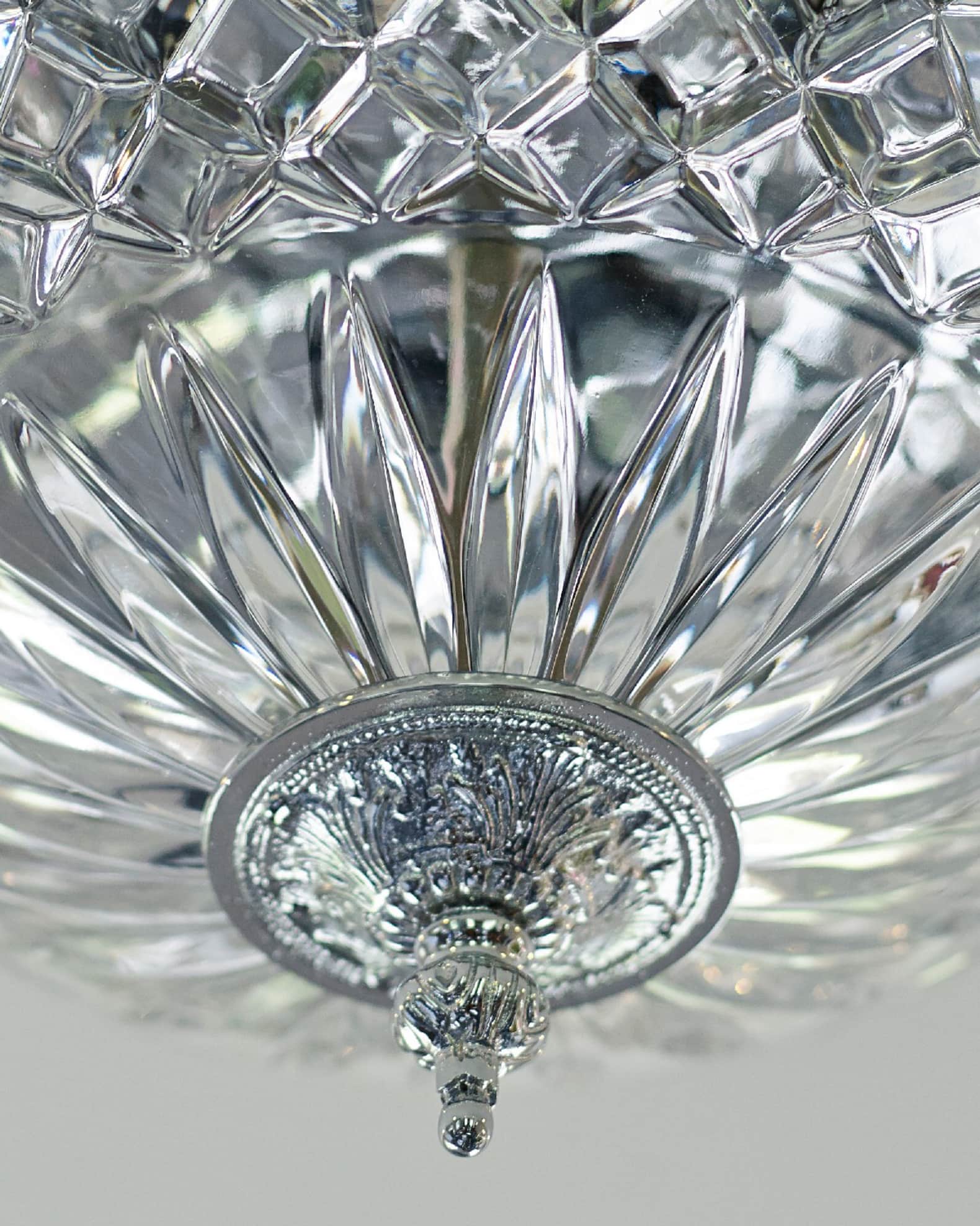 2-Light Crystal Ceiling Mount 1