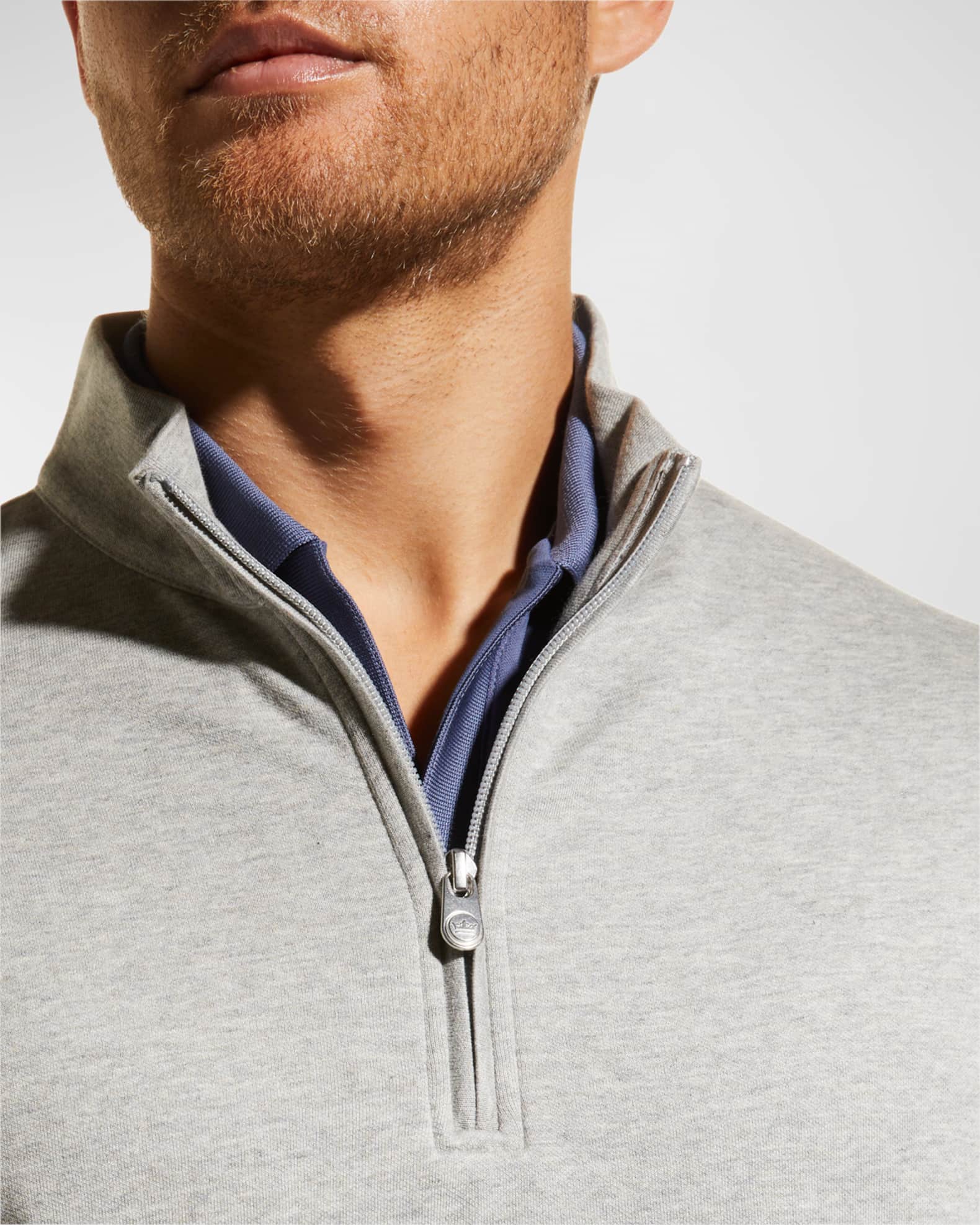 Peter Millar Men's Crown Comfort Half-Zip Sweater | Neiman Marcus