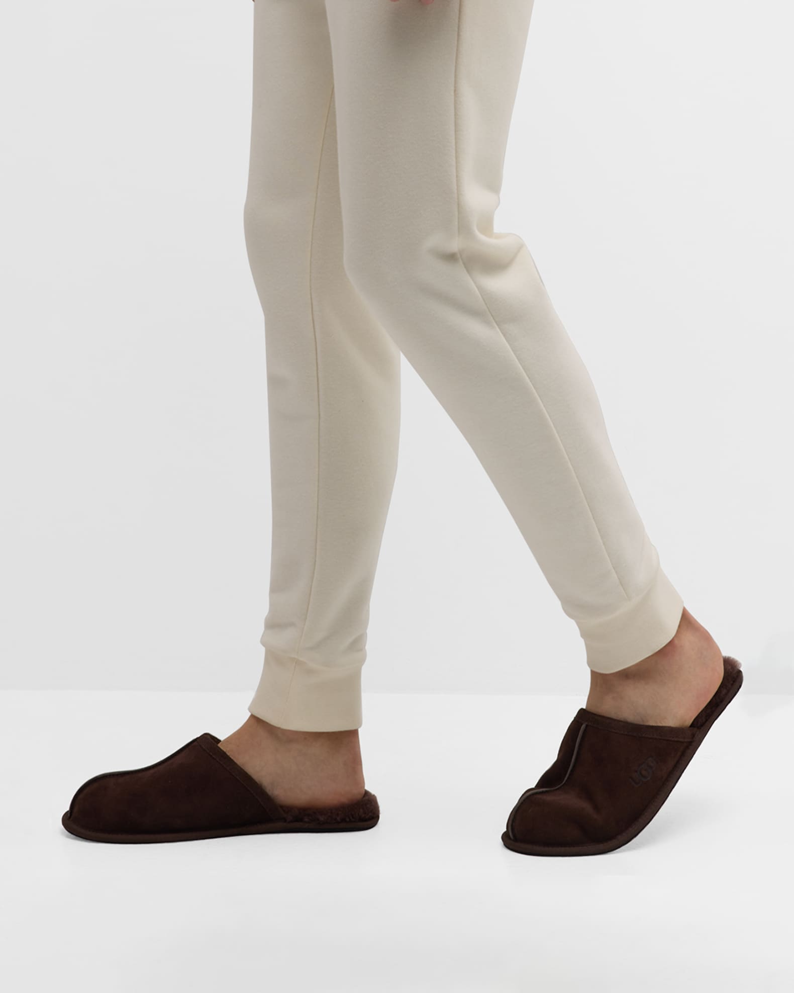 Men's Scuff Shearling Mule Slipper 1