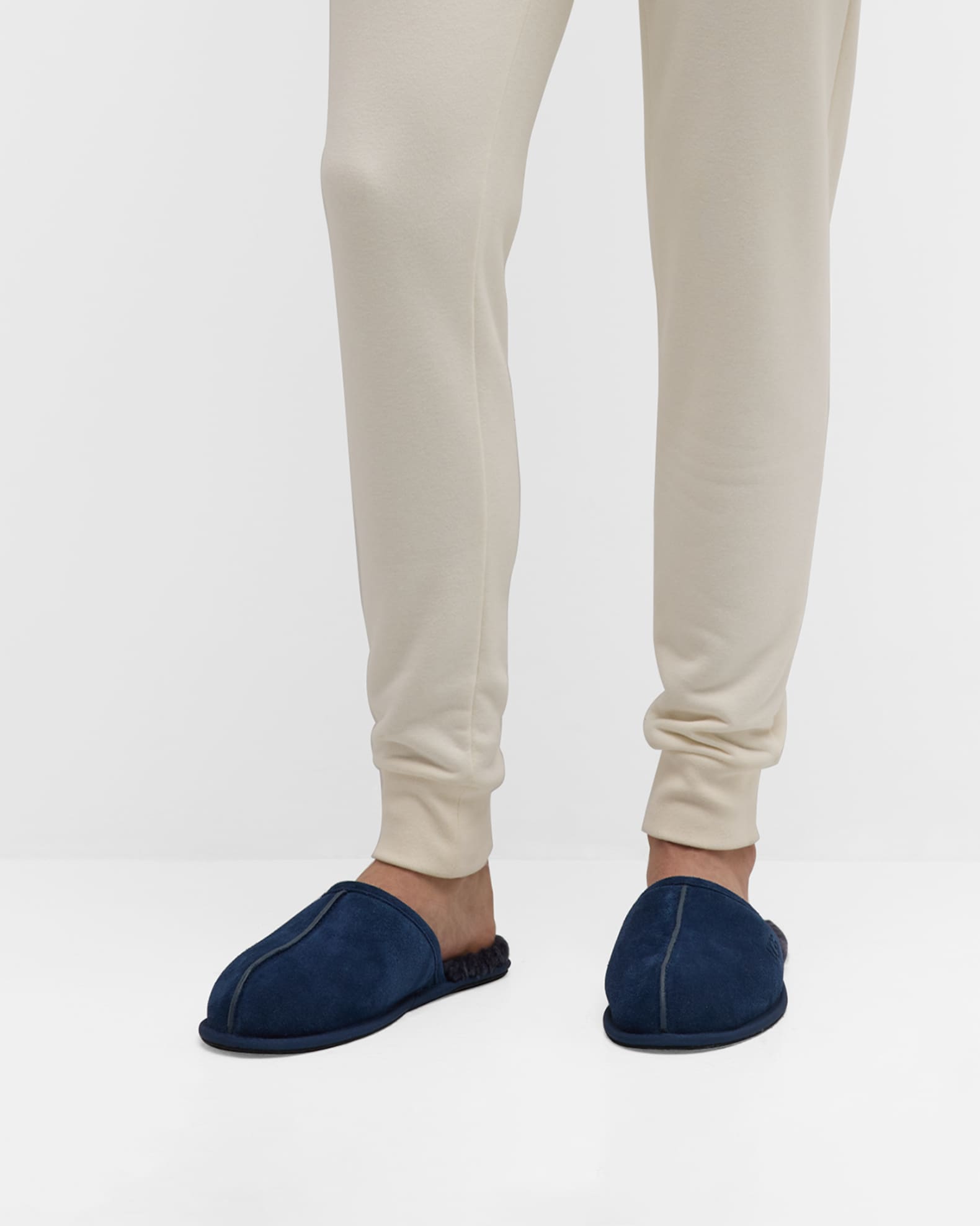 Men's Scuff Shearling Mule Slipper 1