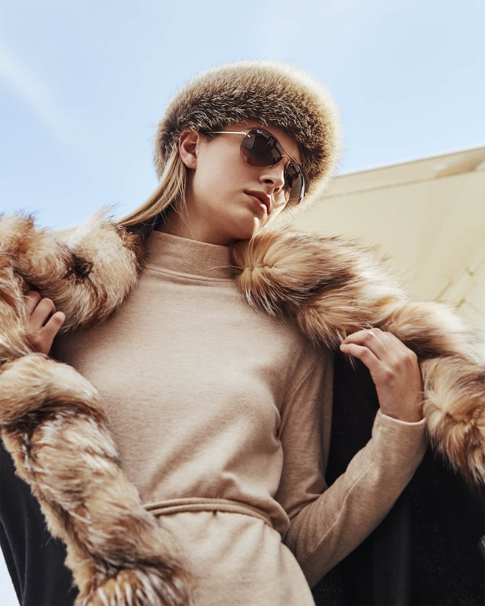 Original Aviator Sunglasses, Golden 1