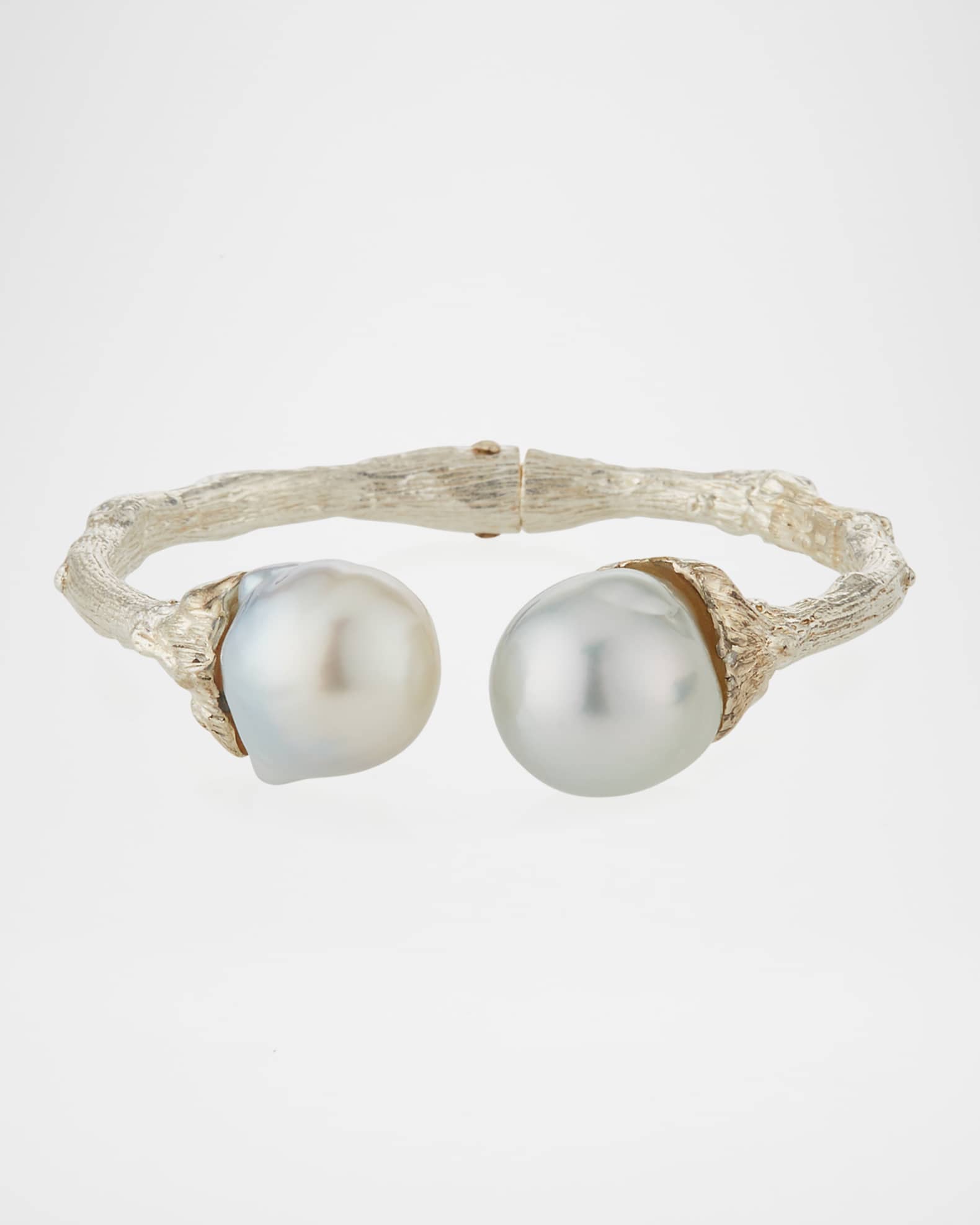 Large Twig 16mm Pearl Bangle 0