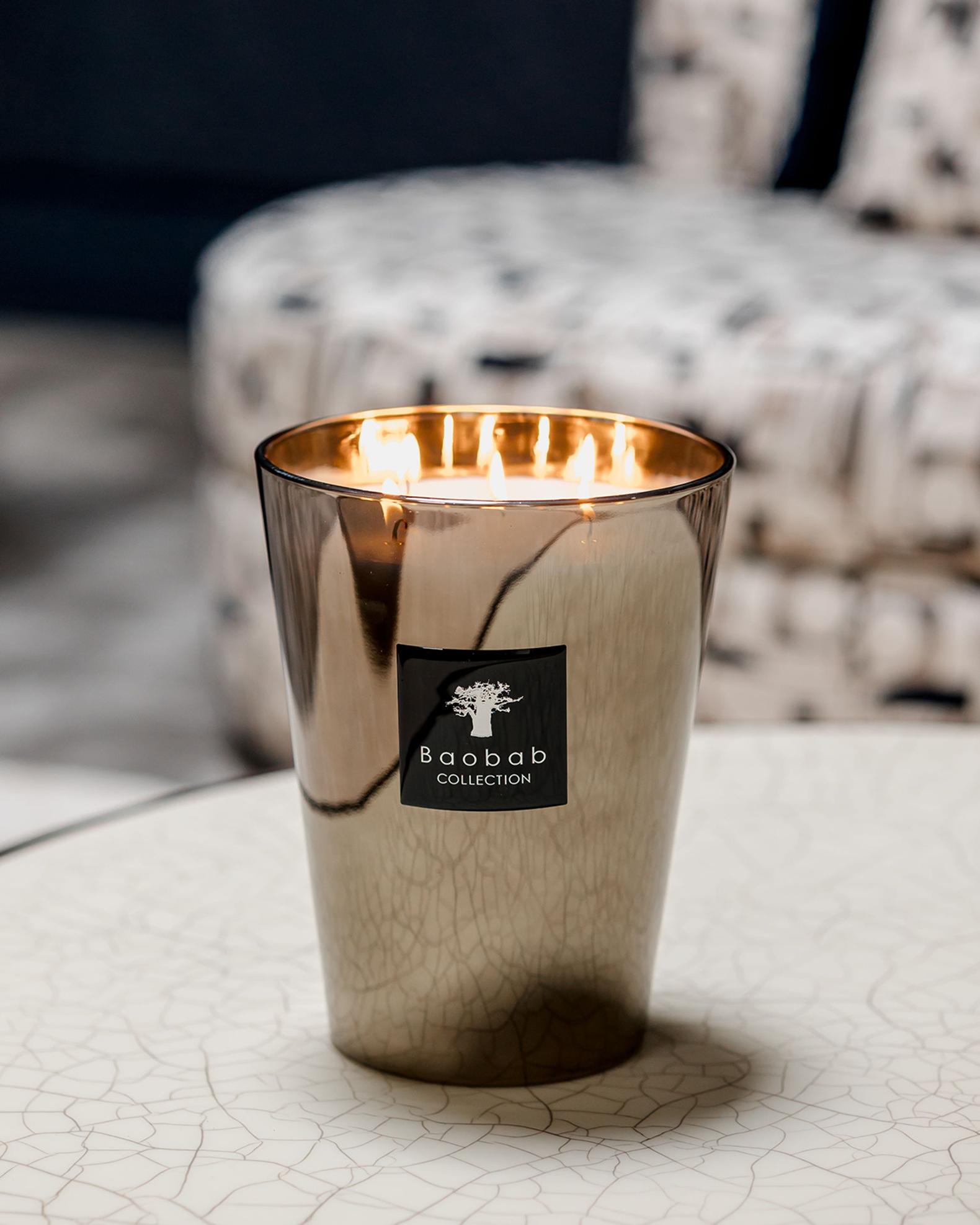 Baobab Collection Platinum Scented Candle, 6.3