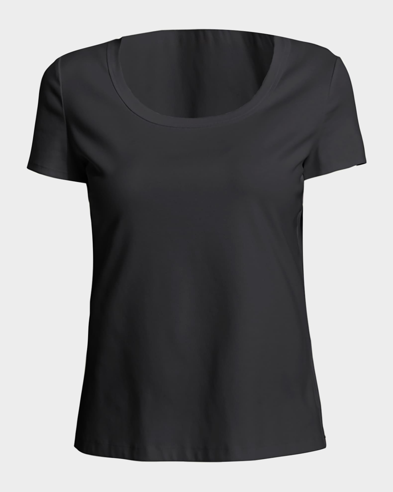 Cotton-Stretch Basic Tee 0