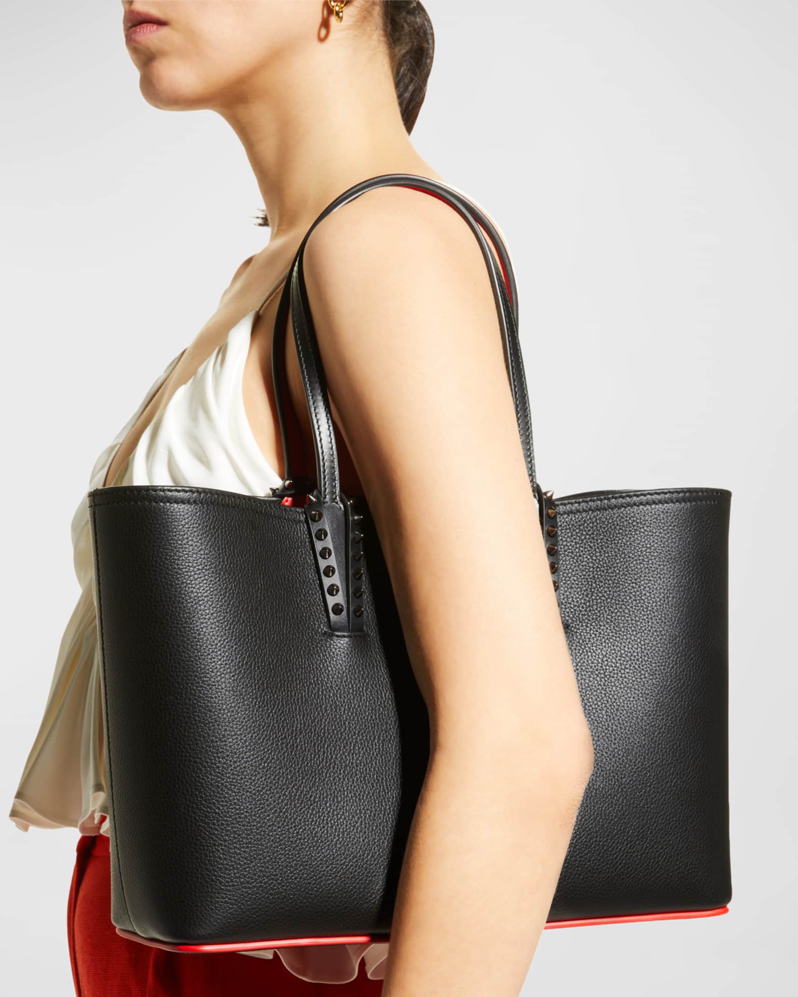 Cabata Small Tote in Grained Leather