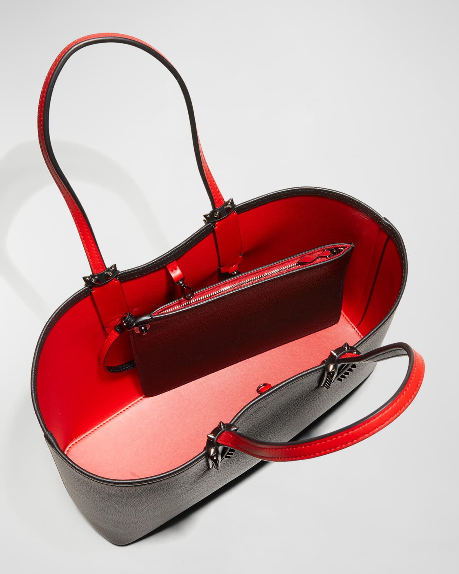 Christian Louboutin Cabata Small Tote in Grained Leather