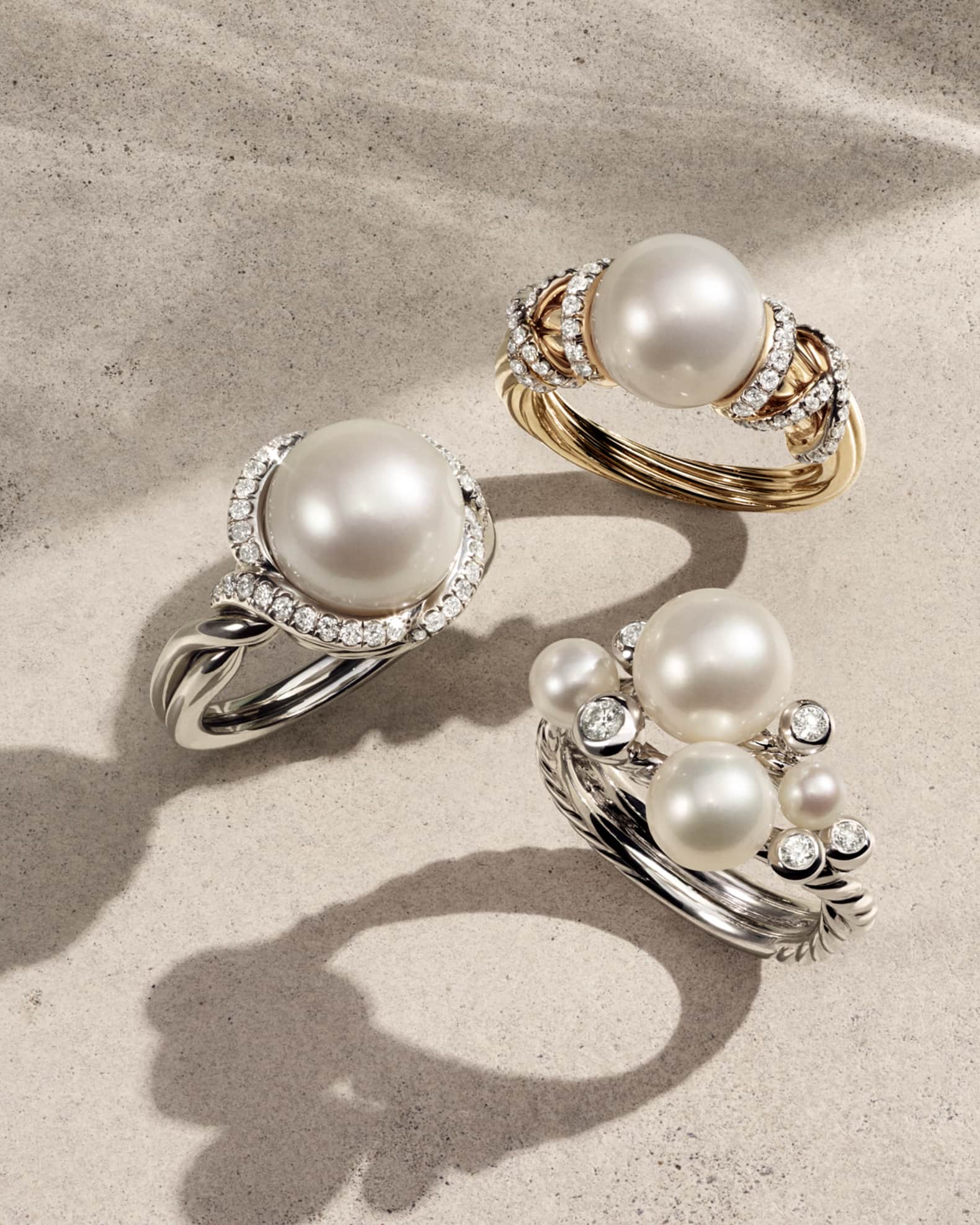 David yurman deals pearl cluster ring