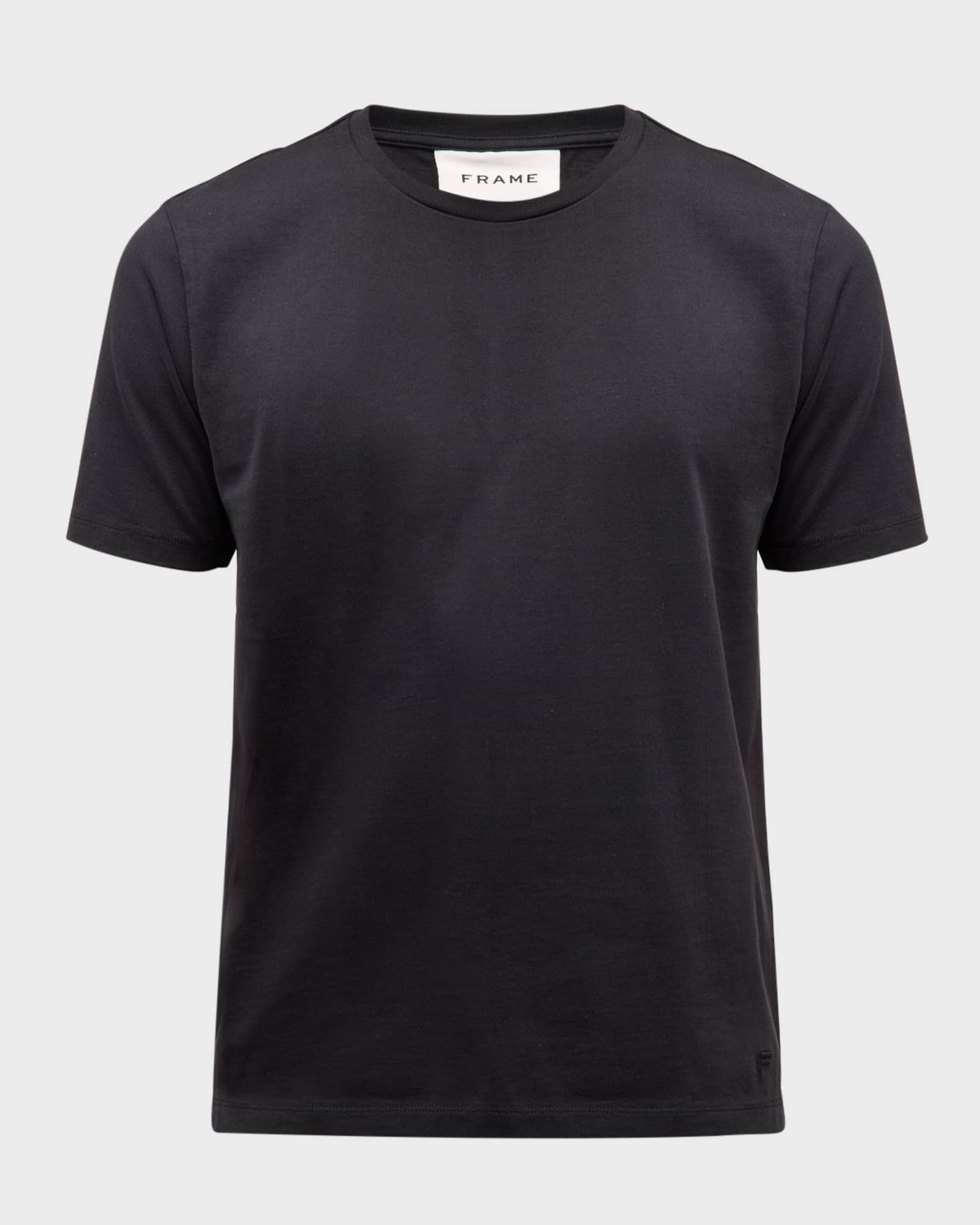 FRAME Men's Heavyweight Cotton Crewneck Classic Fit T-Shirt | Neiman Marcus