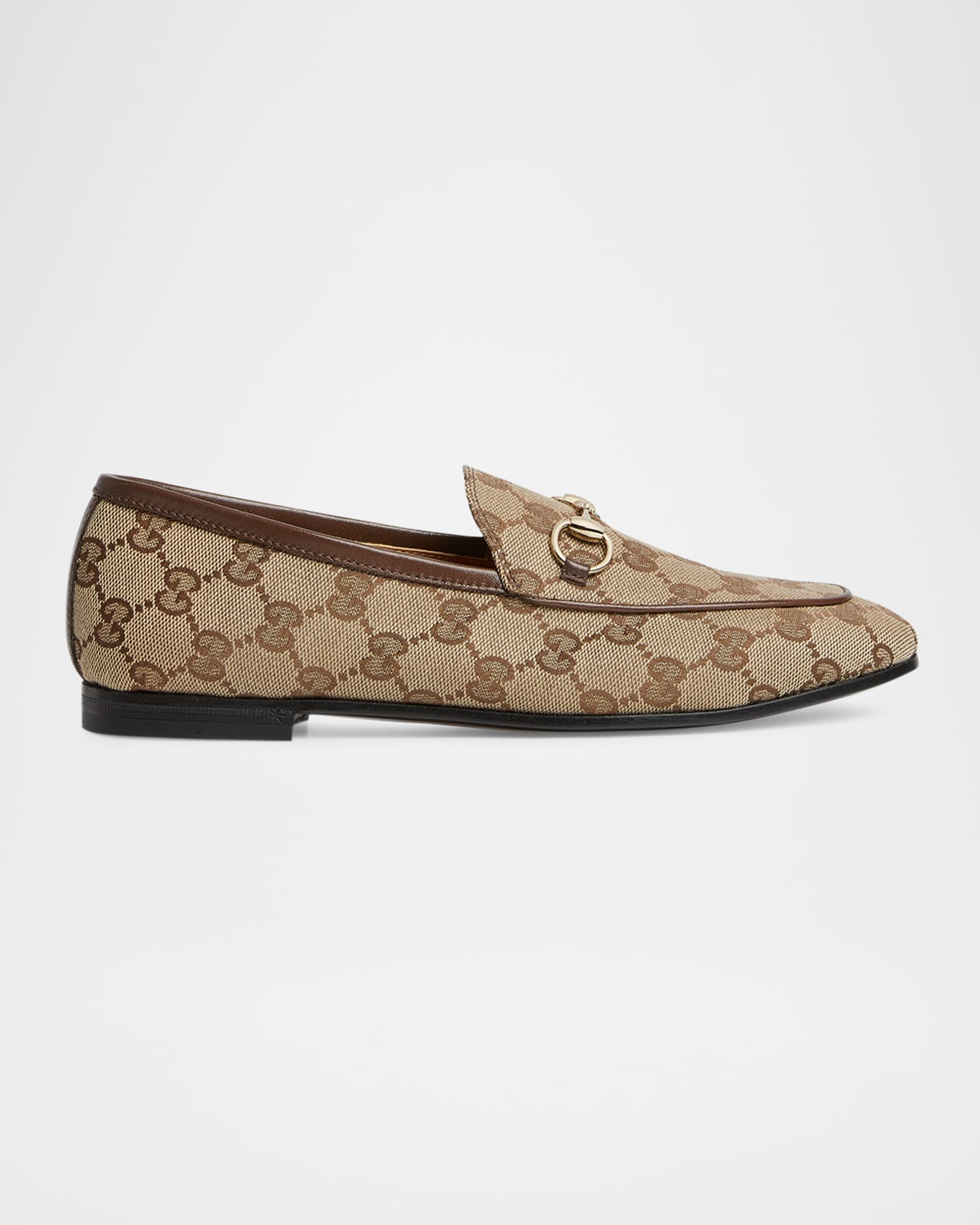GG Canvas Flat Loafers 0