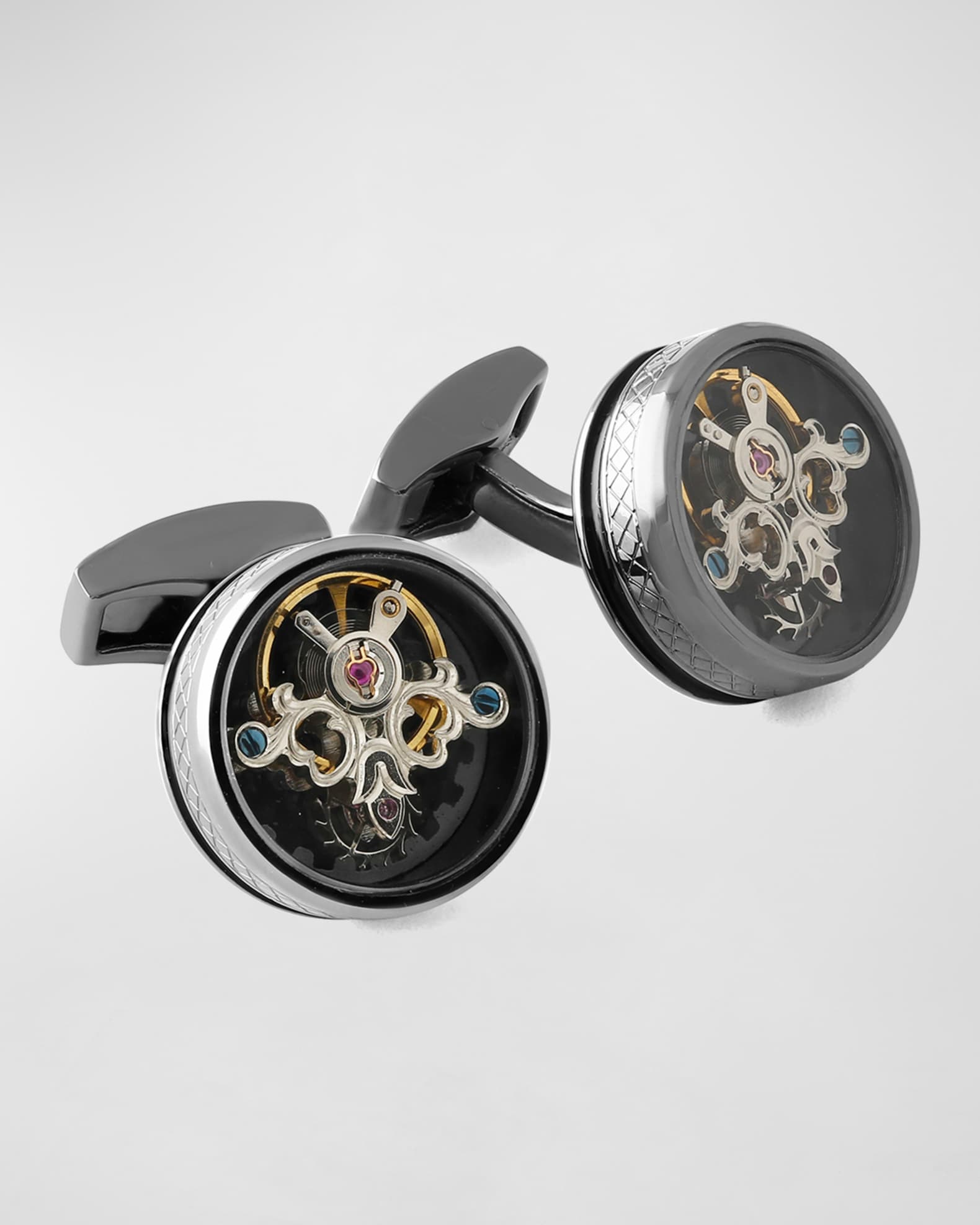 Tateossian Round Tourbillon Gear Cuff Links Neiman Marcus
