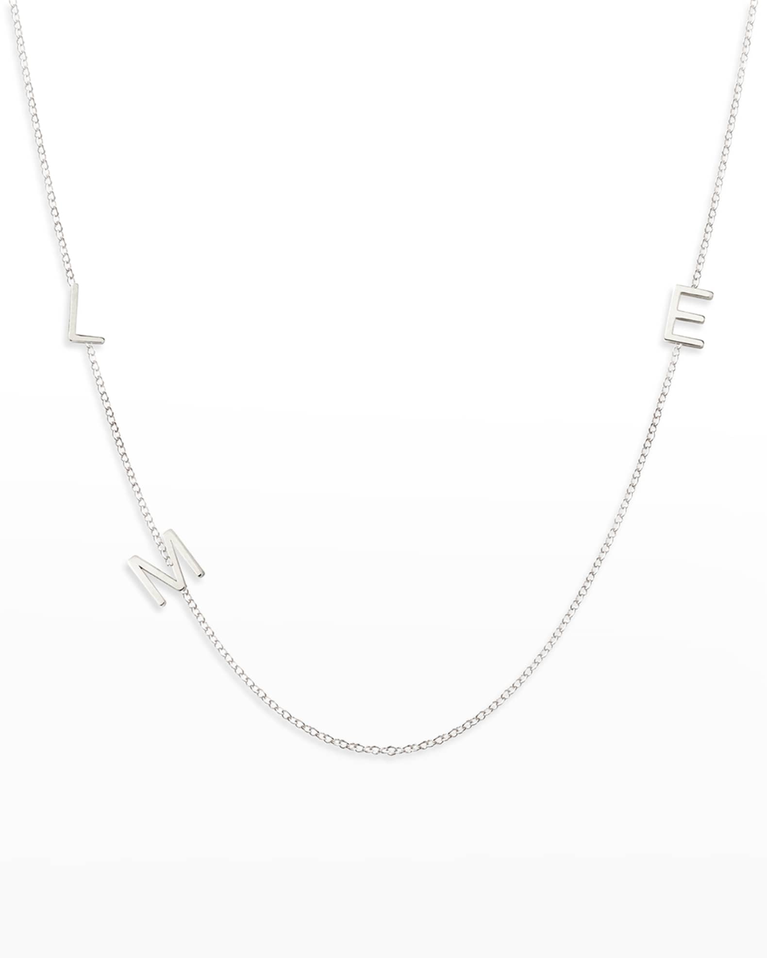 Maya brenner 3 letter necklace hot sale