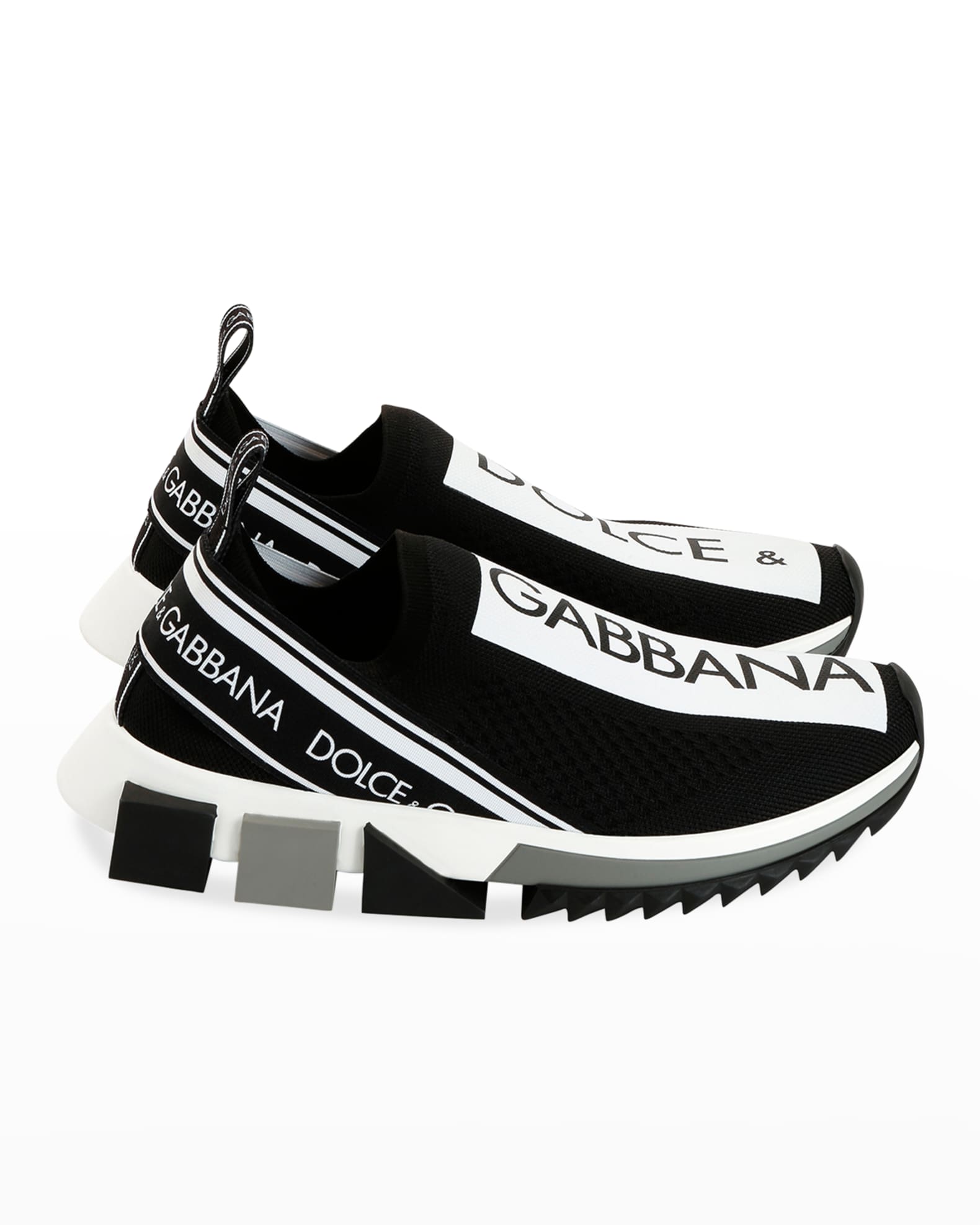 dolce & gabbana sorrento knit sneakers