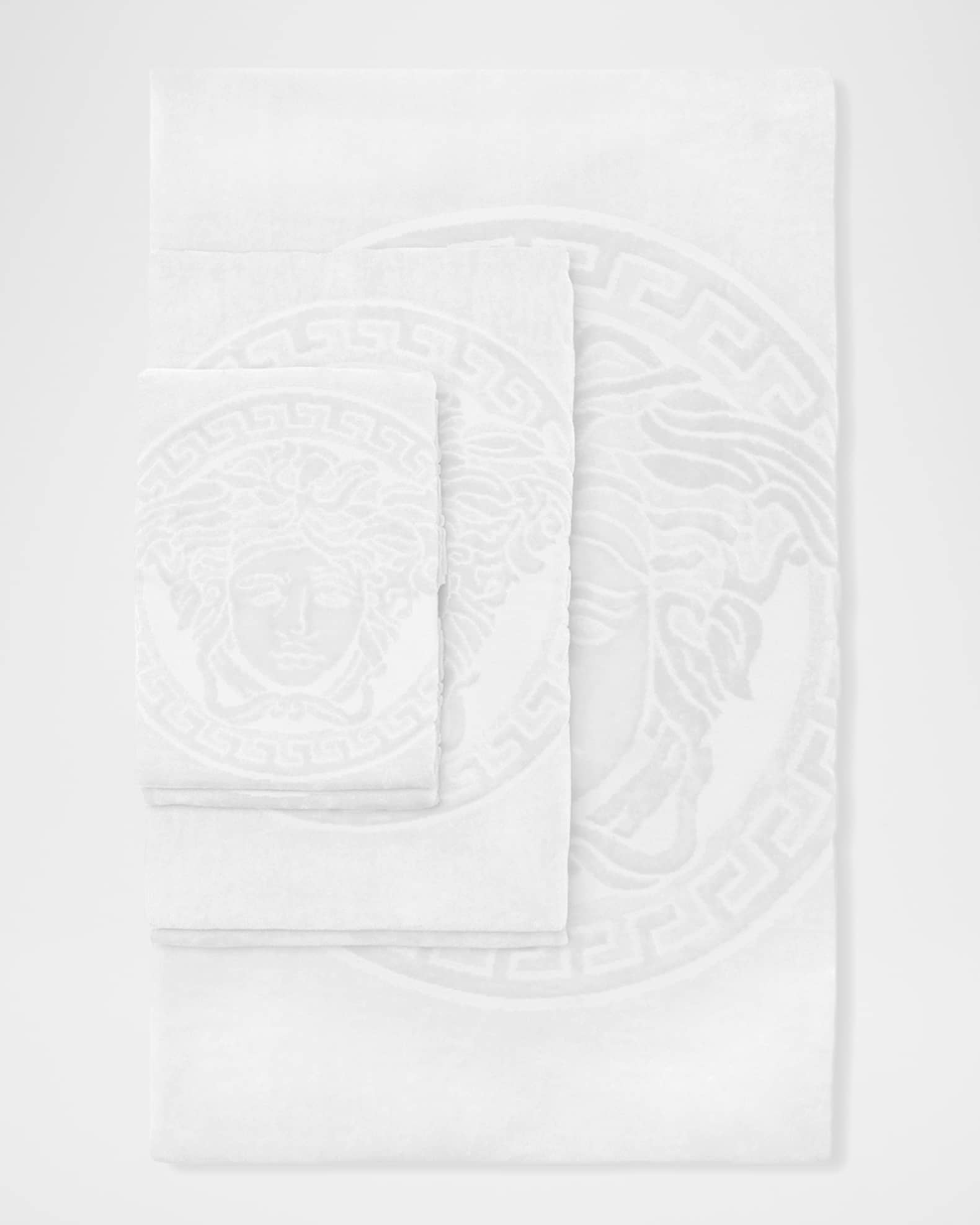 Versace Medusa 5 Piece Classic Bath Towel Set Neiman Marcus