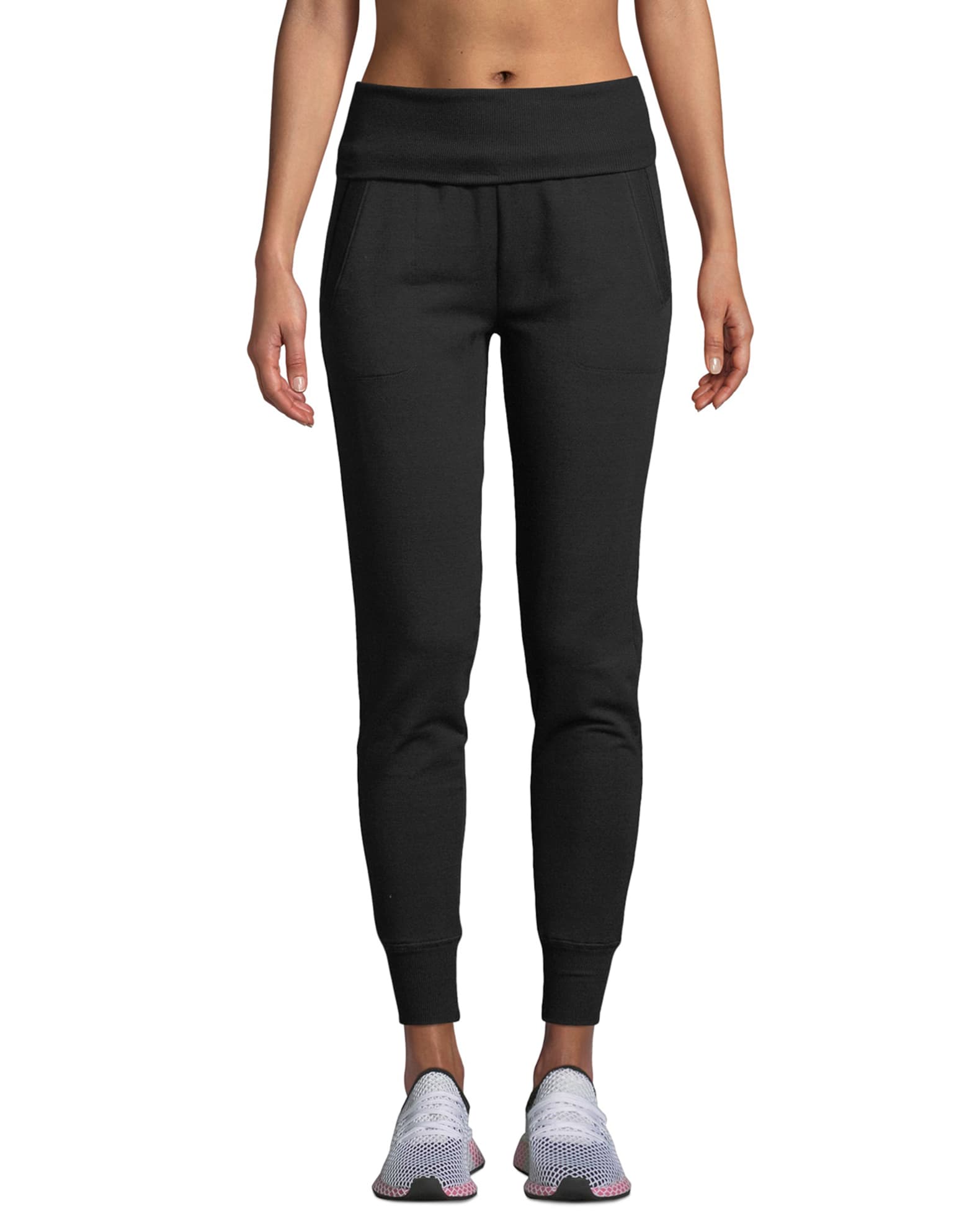 Women's Fold-Over Fleece Lounge Jogger Pants -Colsie -Various