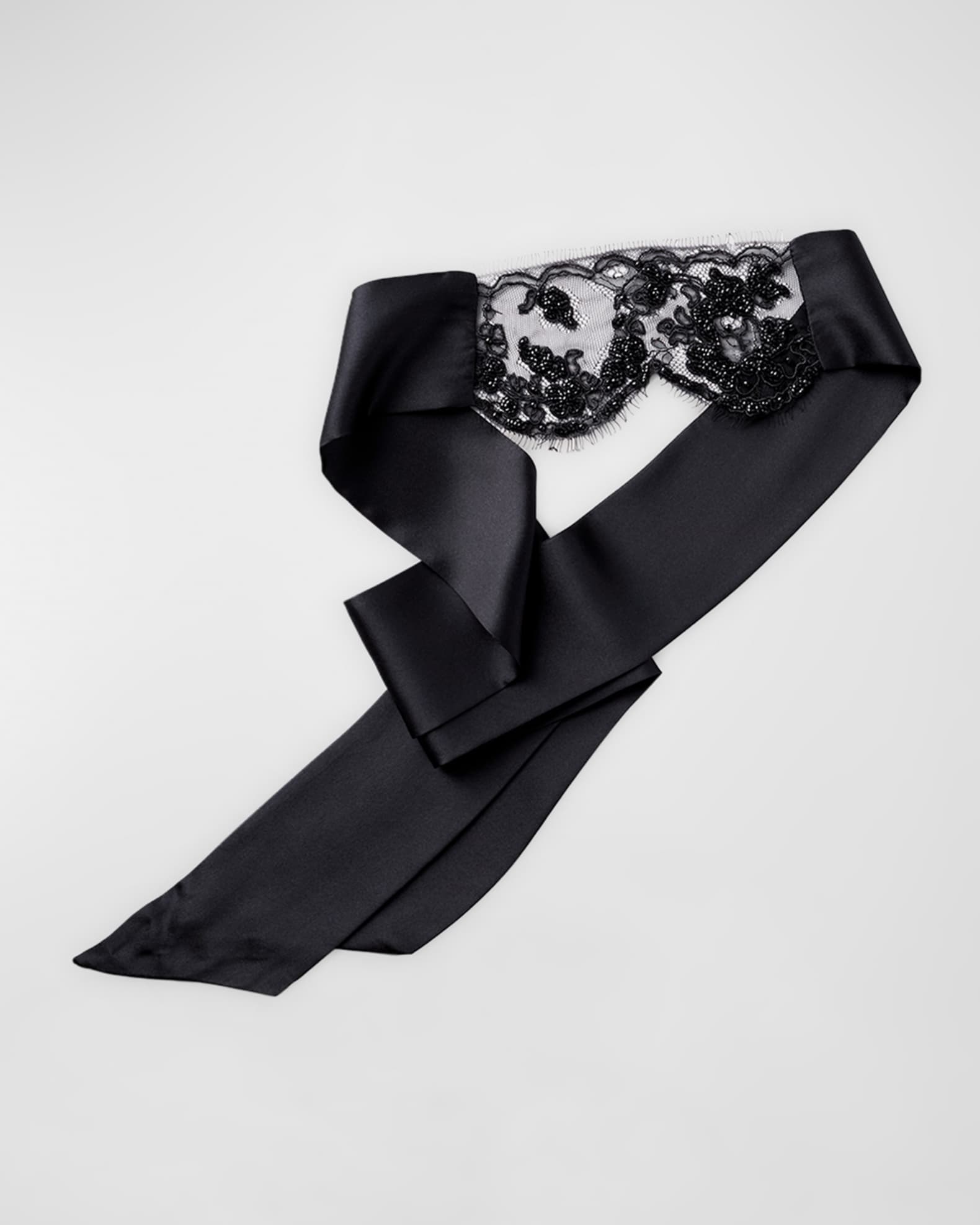 Beaded Lace Blindfold 0