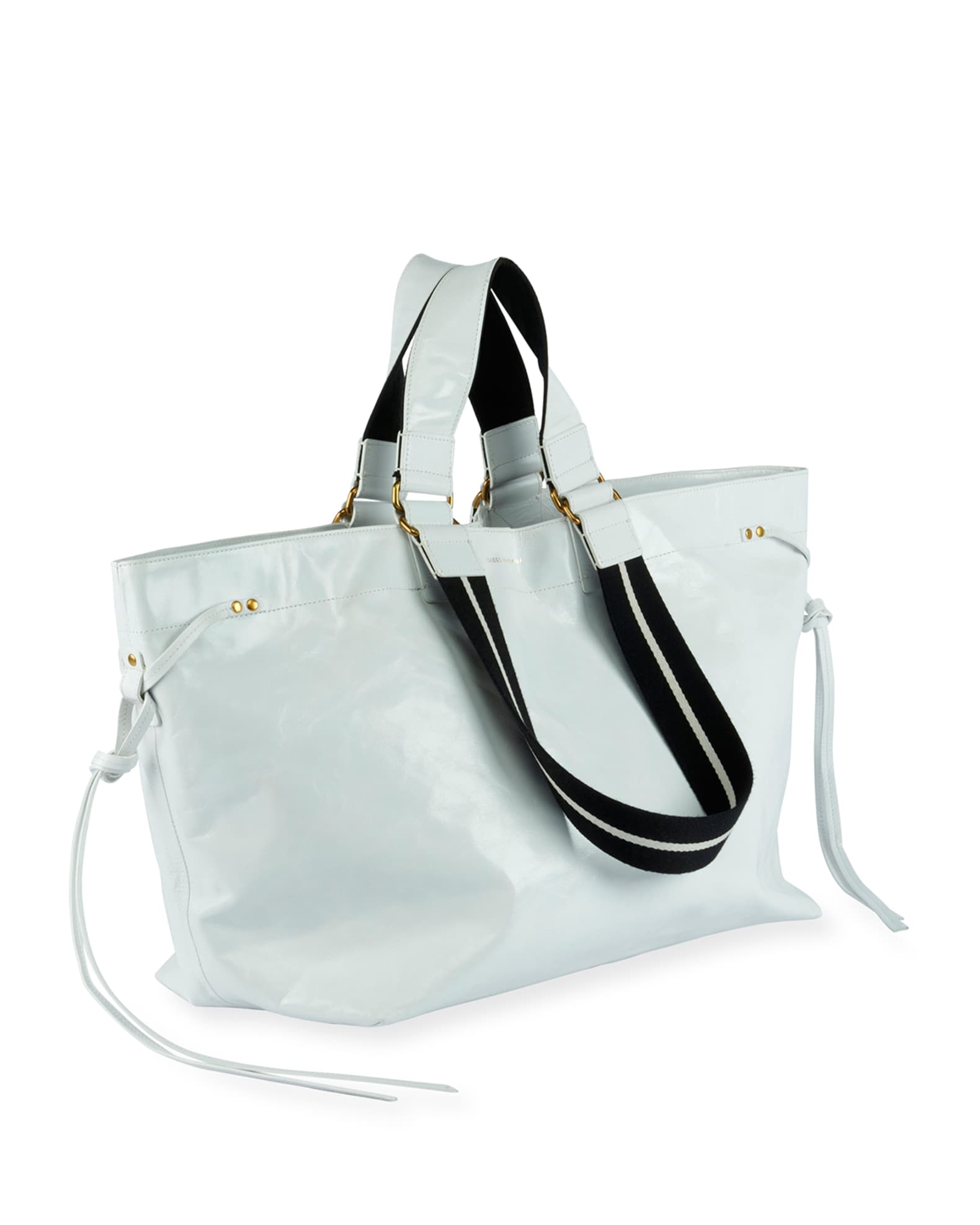 Isabel Marant Wardy Iconic Leather Shopper Tote Bag Neiman Marcus