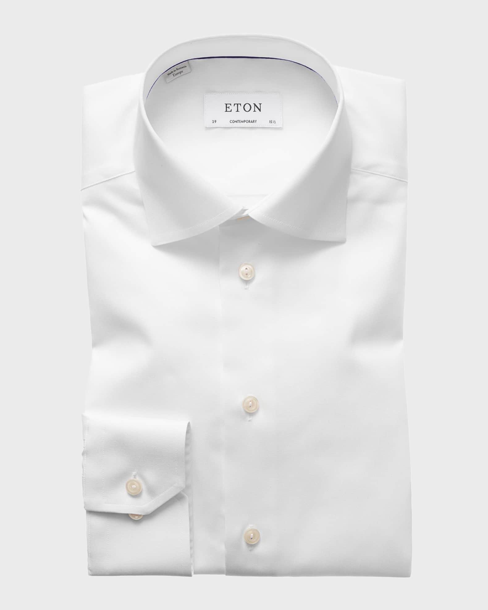 Contemporary-Fit Twill Dress Shirt 0