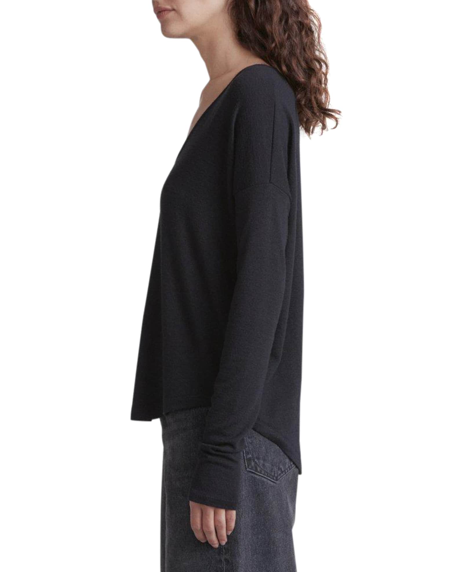 Rag & Bone Hudson Signature Jersey VNeck Tee Neiman Marcus