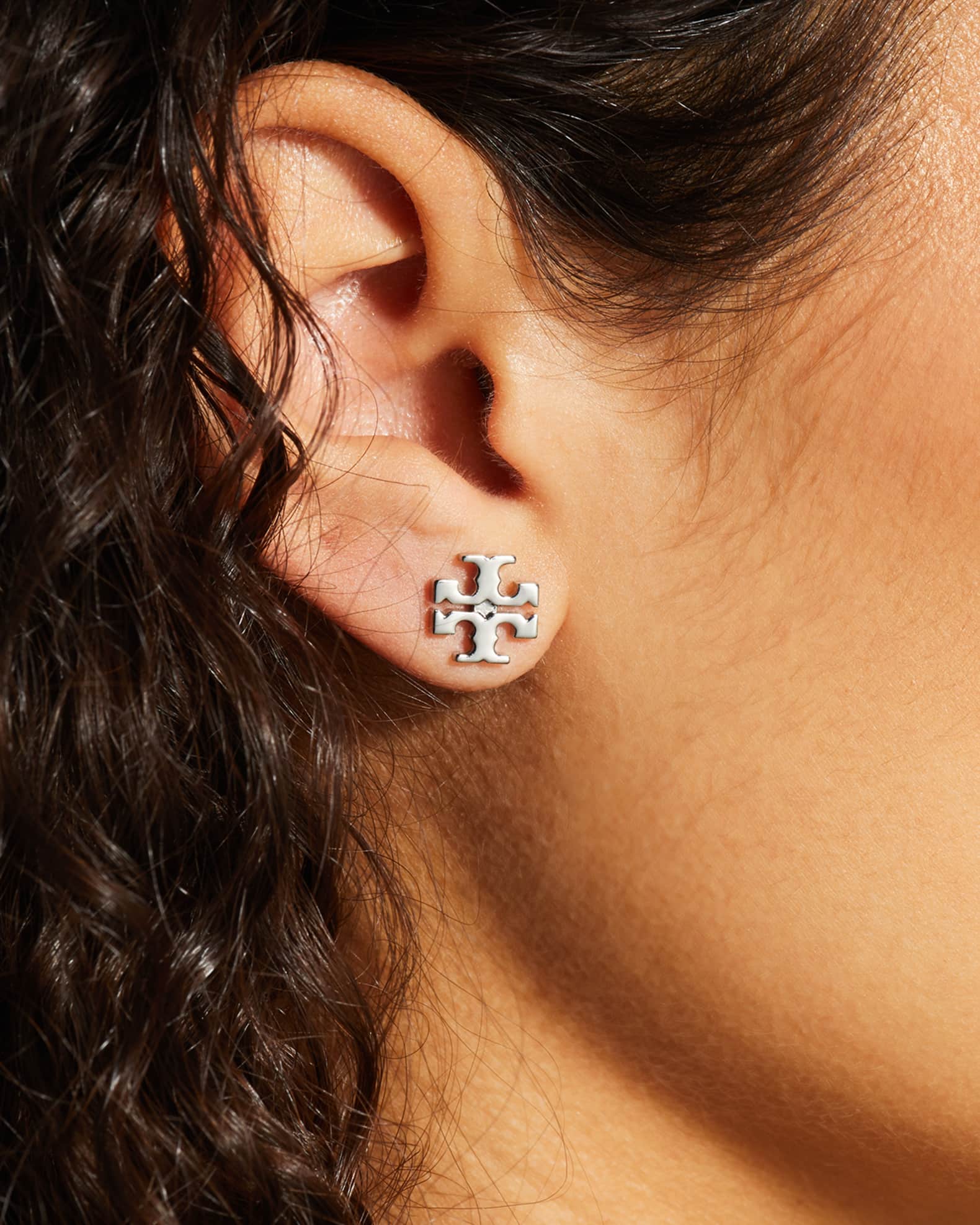 Tory burch gold earrings online